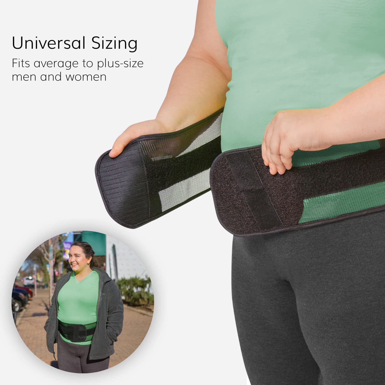 BraceAbility Lumbar Support Belt for Lower Back Pain - Corset Brace for Men and Women, Scoliosis, Sciatica, Spinal Stenosis, Herniated Disc Relief - FSA Eligible, Fits 28" - 60" Waist - Image 4
