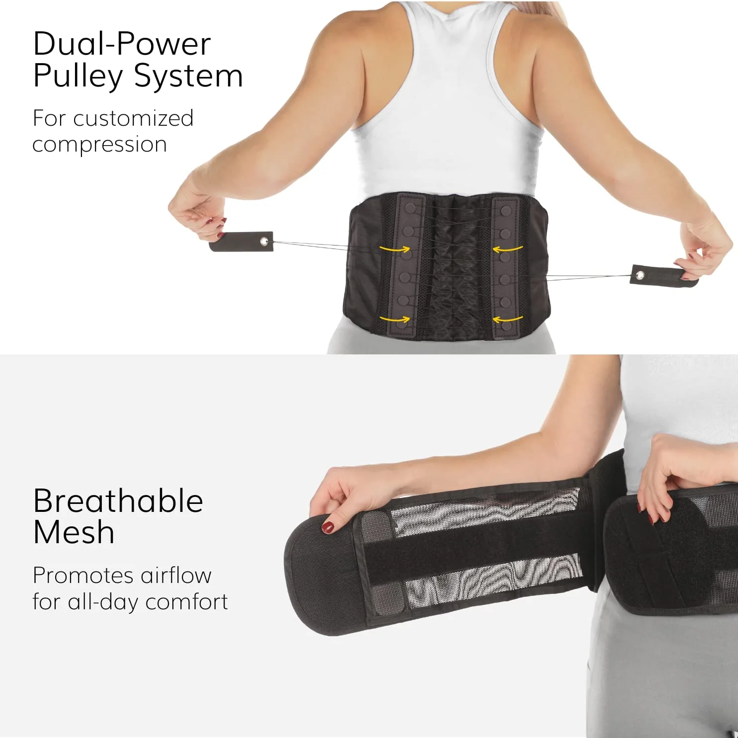 BraceAbility Lumbar Support Belt for Lower Back Pain - Corset Brace for Men and Women, Scoliosis, Sciatica, Spinal Stenosis, Herniated Disc Relief - FSA Eligible, Fits 28" - 60" Waist - Image 5