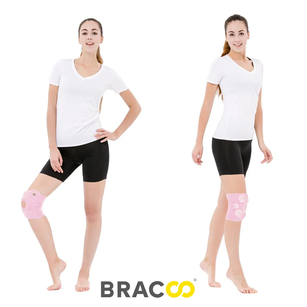 Bracoo Knee Support Brace for Men Women, Adjustable Compression Sleeve Wrap Patellar Pad Tendon - Arthritis Pain, meniscus tear, Injury Recovery, Running, Workout, KS10 - Image 8