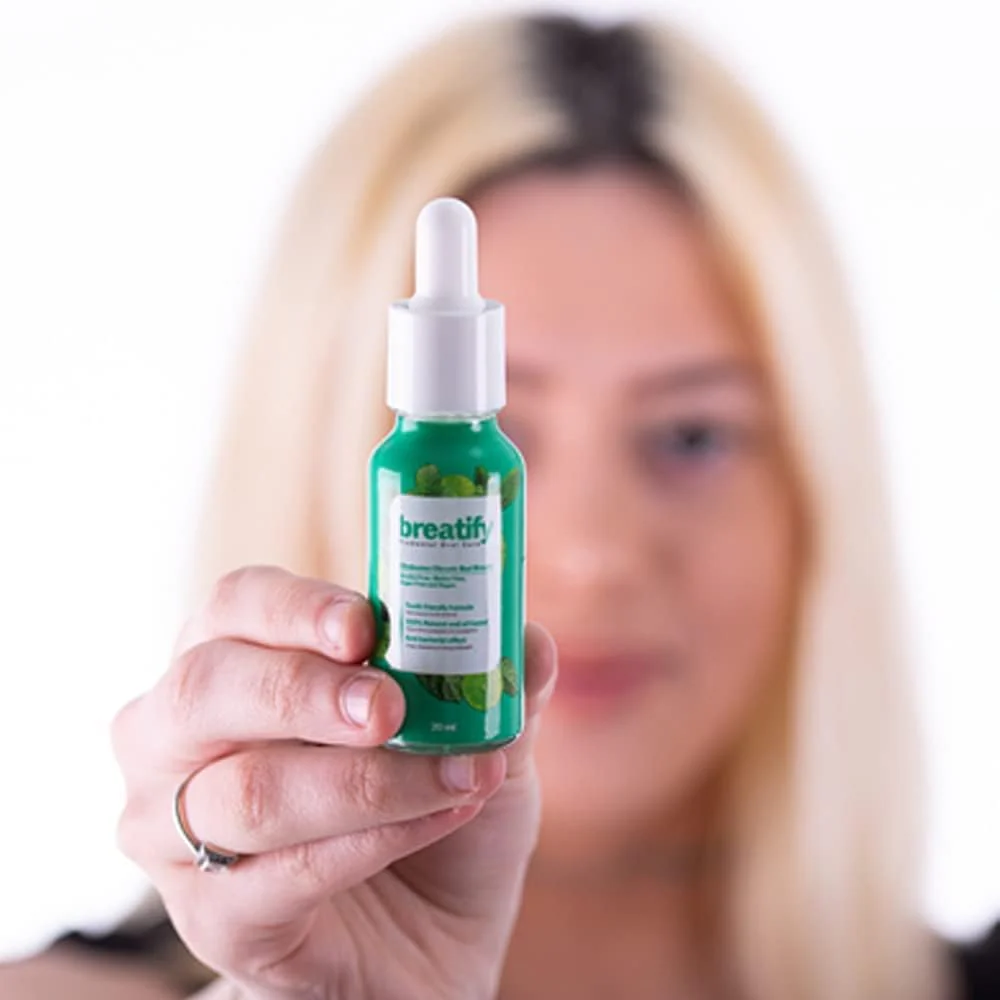 Breatify Bad Breath Eliminating Serum – Bad Mouth Smell Removing Drops – Easy to Carry and Handy Fresh Breath Oil-serum, 20 mL, 0.68 Oz (Pack of 3)