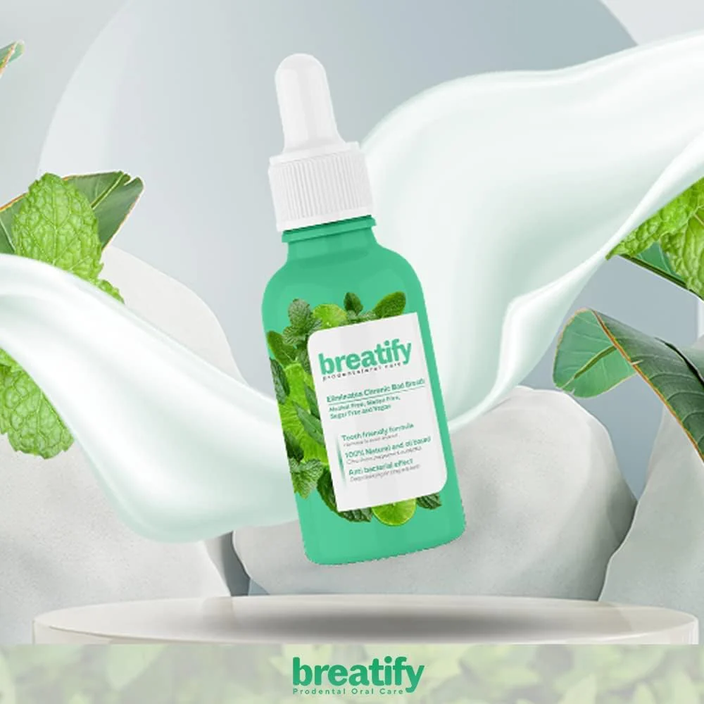 Breatify Bad Breath Eliminating Serum – Bad Mouth Smell Removing Drops – Easy to Carry and Handy Fresh Breath Oil-serum, 20 mL, 0.68 Oz (Pack of 3) - Image 3