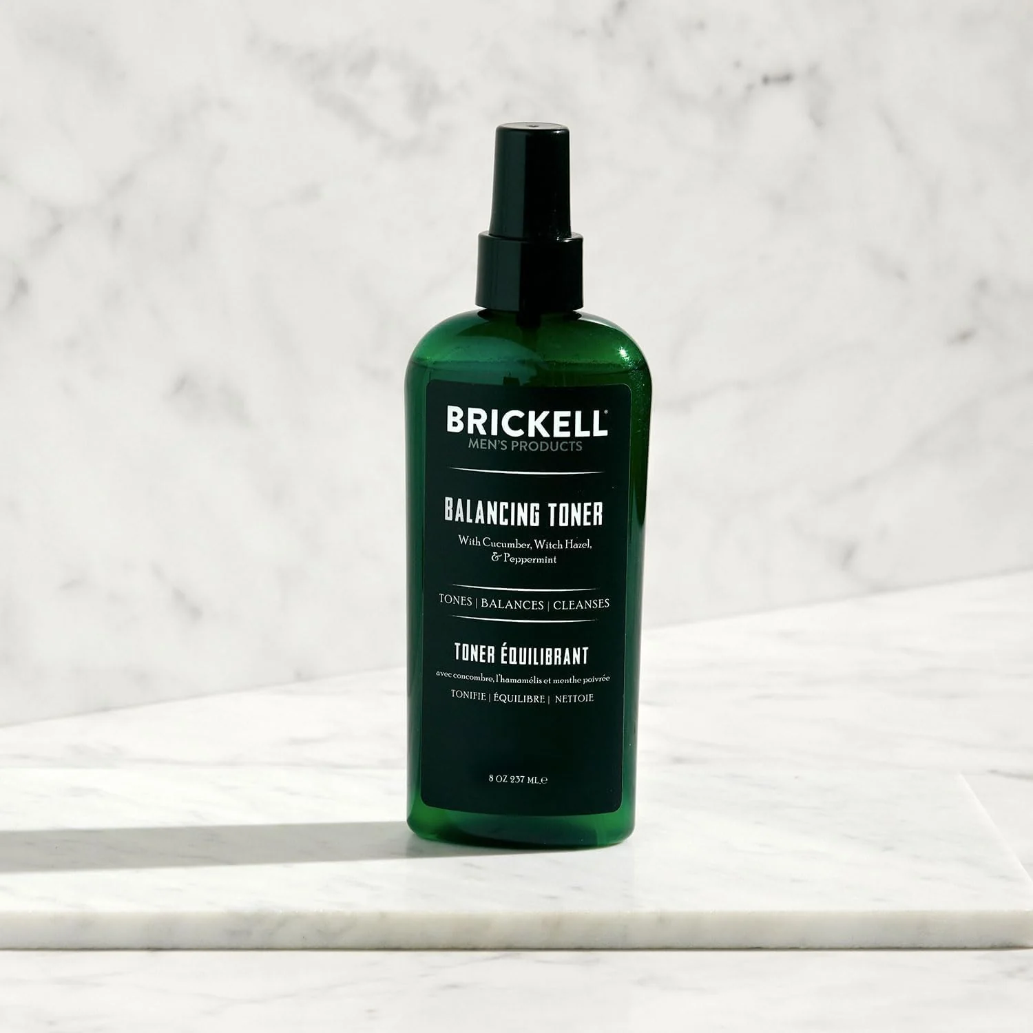 Brickell Men's Balancing Face Toner for Men, Natural and Organic Alcohol-Free Facial Toner with Witch Hazel, 8 Ounce, Scented - Image 3