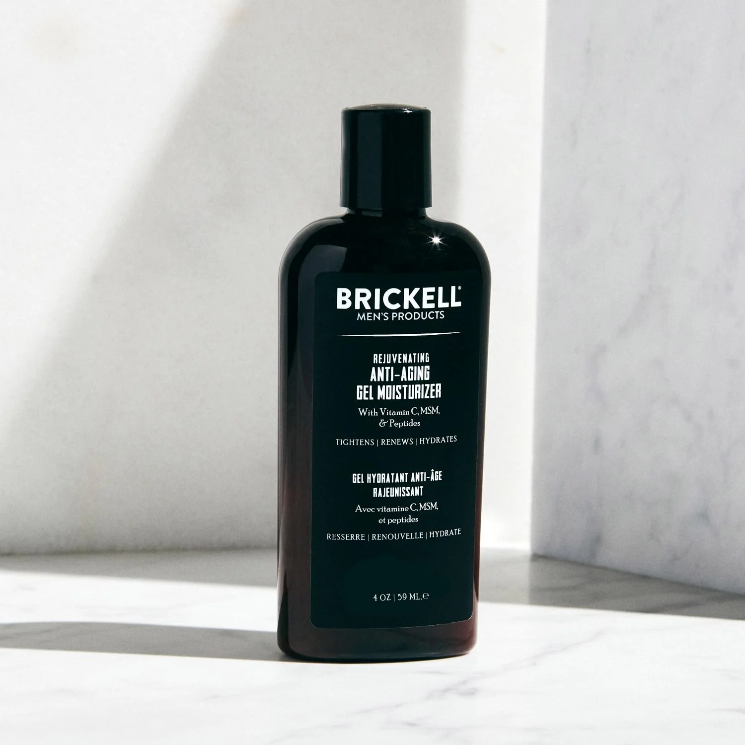 Brickell Men's Rejuvenating Anti-Aging Gel Moisturizer For Men, Natural and Organic, Fast Absorbing Moisturizer Reduces Fine Lines and Wrinkles (Scented, 4 oz) - Image 3