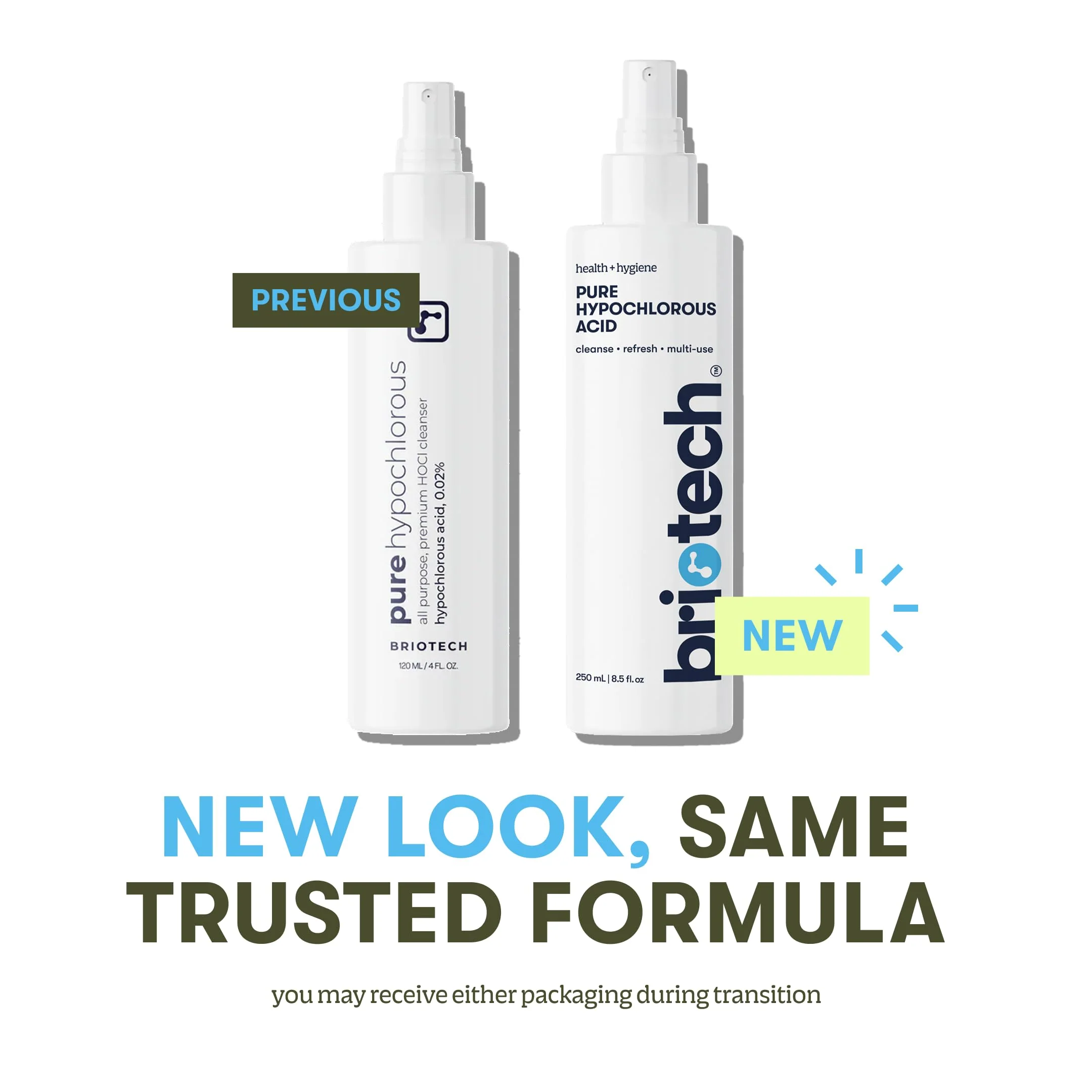 BRIOTECH Pure Hypochlorous Acid Spray and Cleanser, Original Premium HOCl Topical Solution, Multi-Purpose Cleaner, Family Approved & Pet Friendly, 8.5 fl oz - Image 4