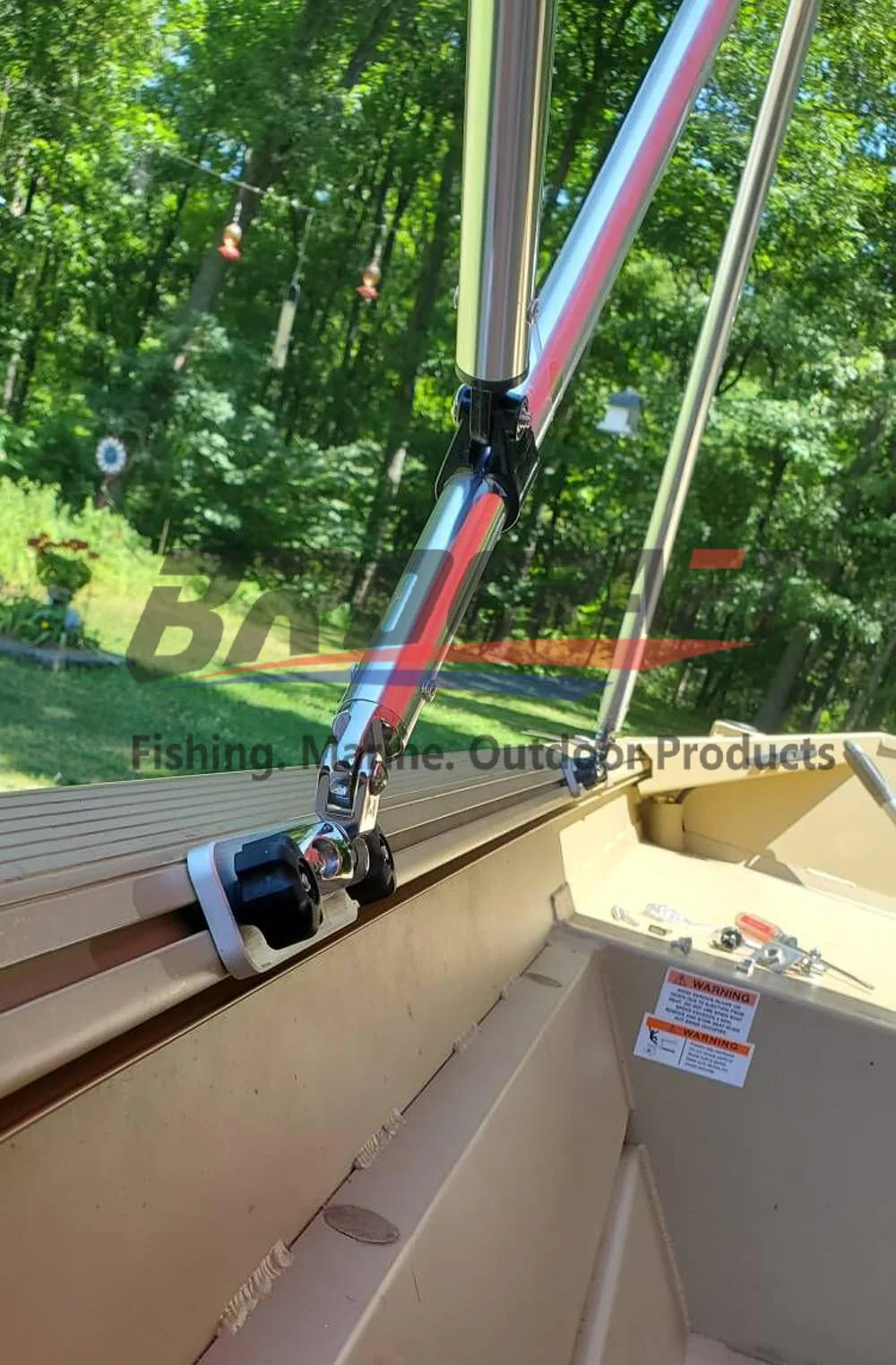 Brocraft Lund Boat Sport Tracker Bimini Top Mount/Canopy Mounts/Lund Boat Accessories - Image 5