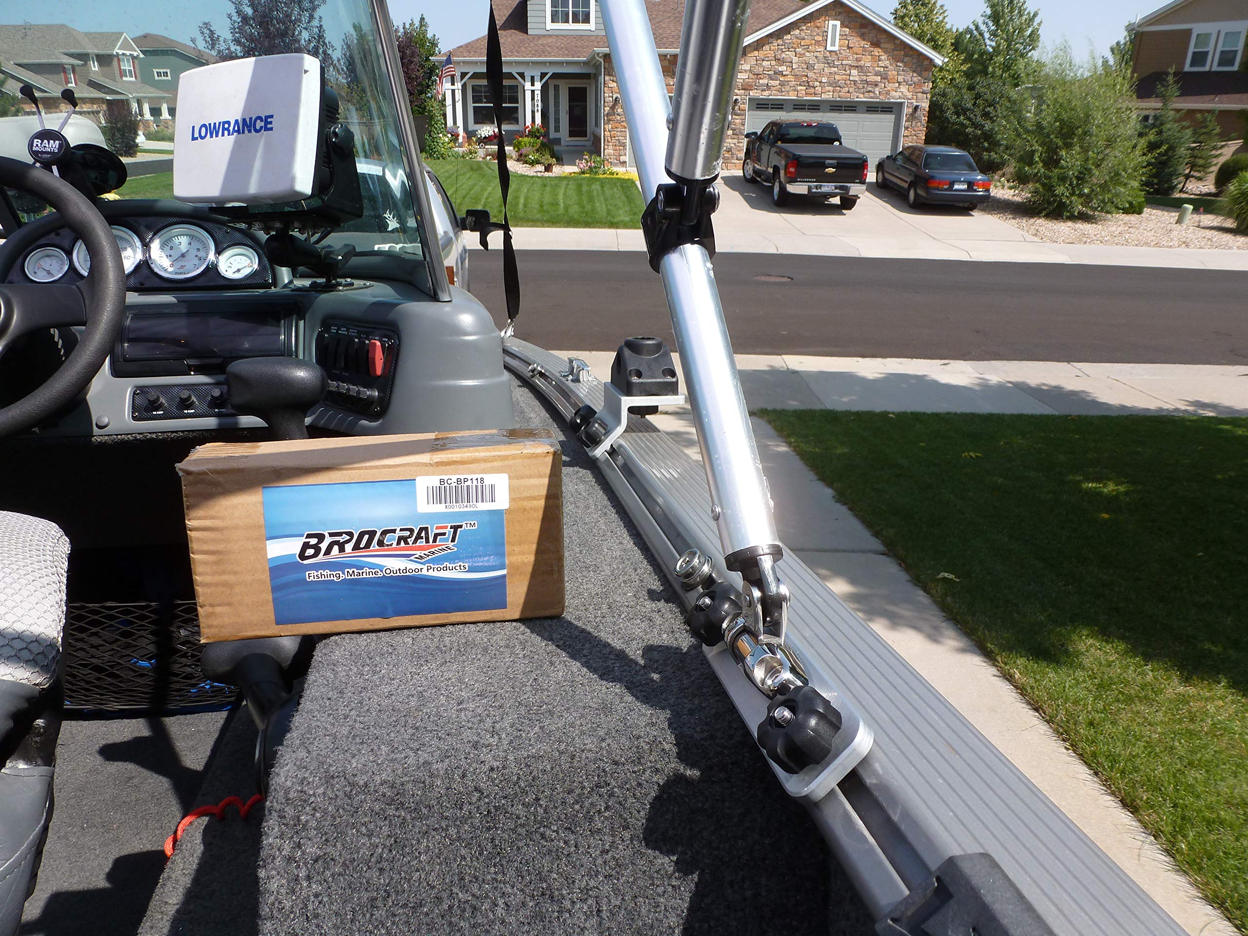 Brocraft Lund Boat Sport Tracker Bimini Top Mount/Canopy Mounts/Lund Boat Accessories - Image 3