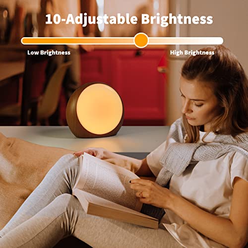 Brown Noise Sound Machine White Noise Machine with 12 Color Night Lights 30 Soothing Sounds Auto-Off Timer Calming Sleep Machine with Memory Function for Baby Kids Adult for Office Privacy - Image 2
