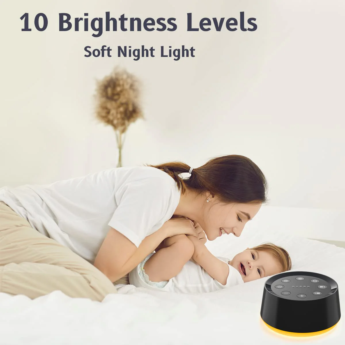 Brown Noise Sound Machine with 30 Soothing Sounds 12 Colors Night Light White Noise Machine for Adults Baby Kids Sleep Machines Memory Function 36 Volume Levels 5 Timers for Home Office Travel - Image 5