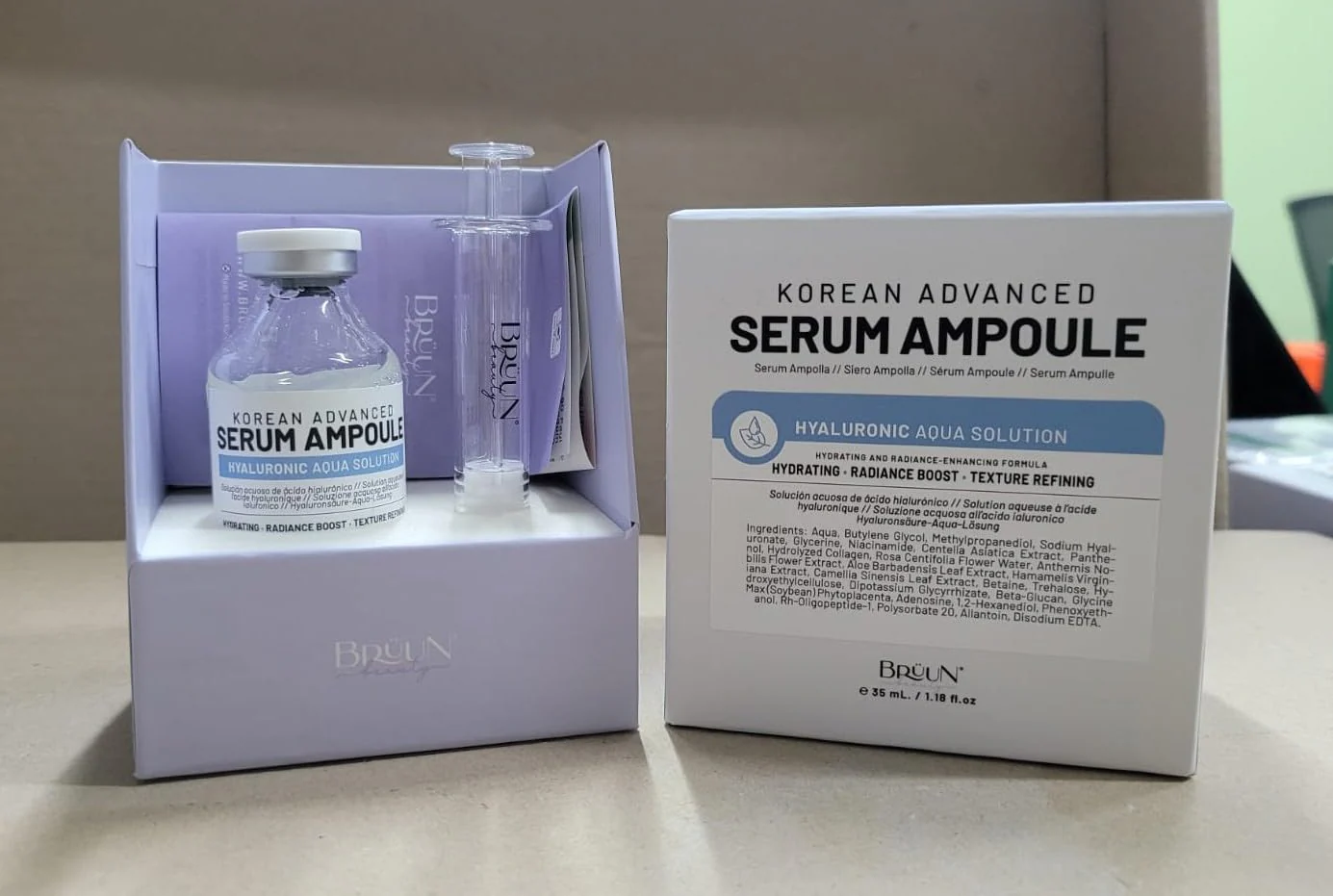 BRÜUN HY - Control Hyaluronic Aqua Solution Ampoule - A Korean Serum Booster for Face to Use as a Skin Care Serum 1.18 fl.oz - Image 4