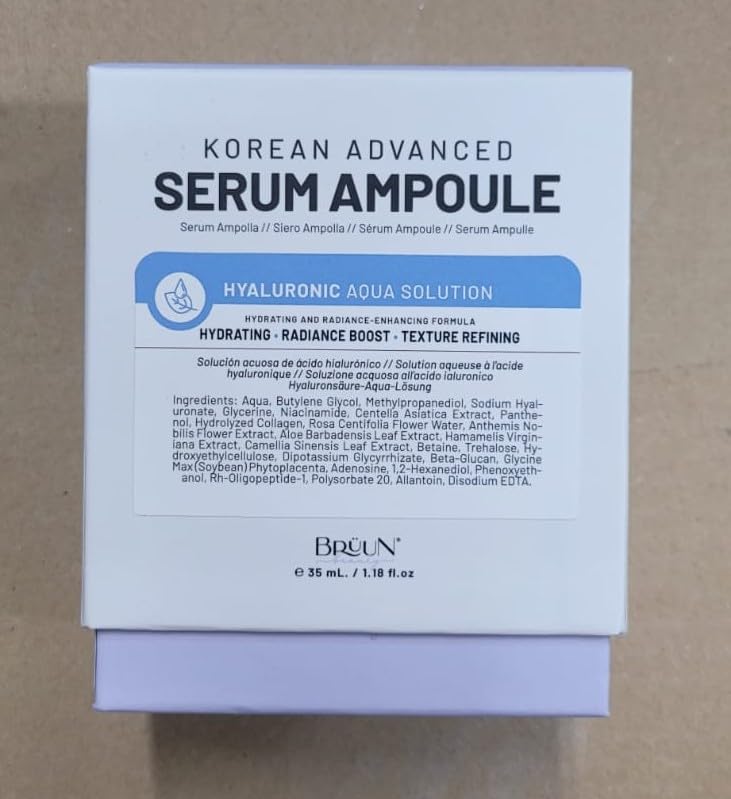 BRÜUN HY - Control Hyaluronic Aqua Solution Ampoule - A Korean Serum Booster for Face to Use as a Skin Care Serum 1.18 fl.oz - Image 7