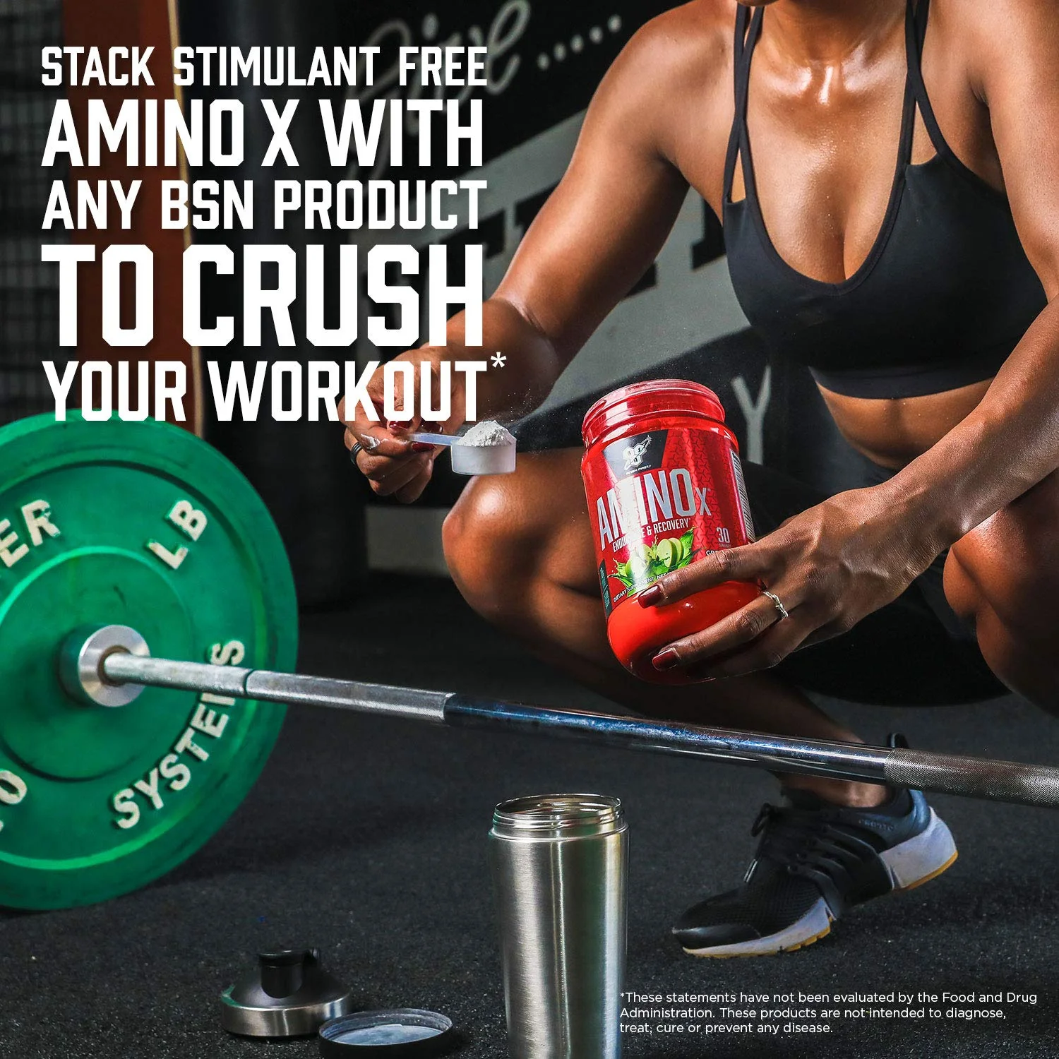 BSN Amino X Muscle Recovery & Endurance Powder with BCAAs, 10 Grams of Amino Acids, Keto Friendly, Caffeine-Free, Support Endurance, Zero Sugar, Blue Raz, 30 servings, 15.34 Ounce (Packaging May Vary) - Image 6