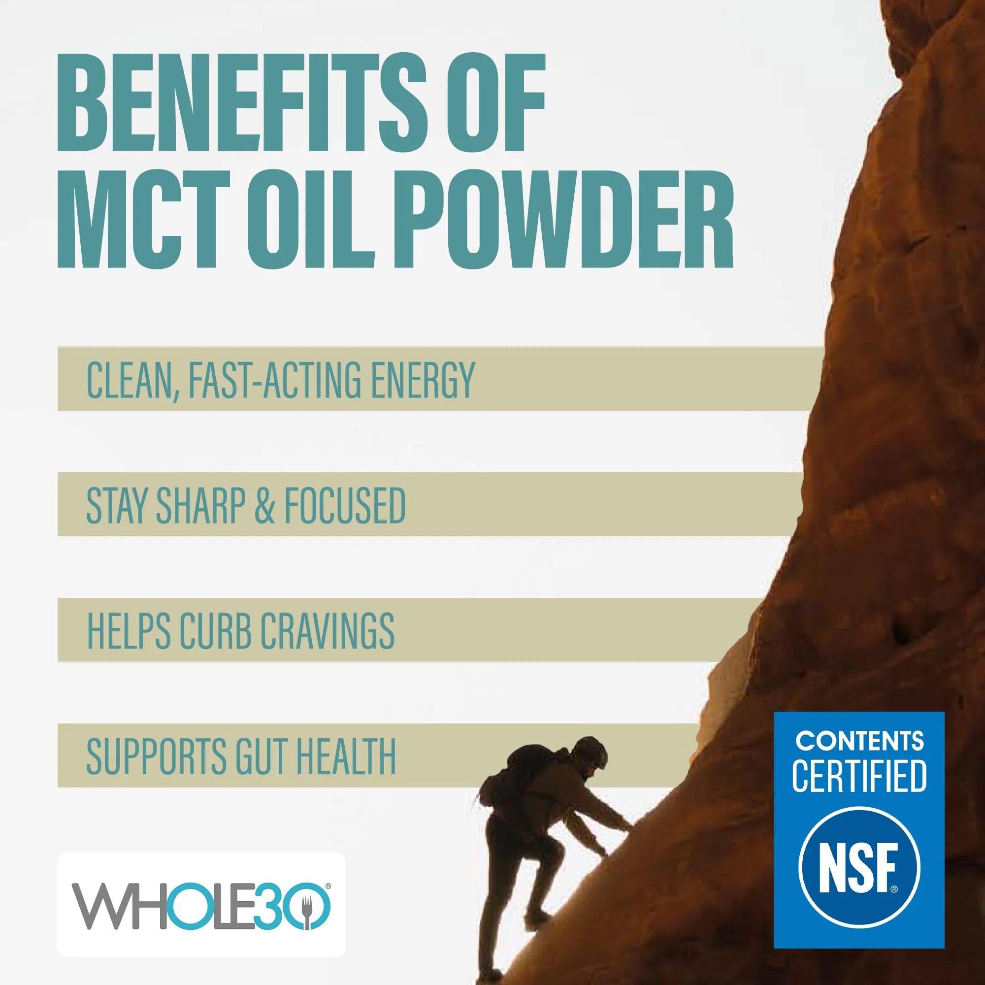 BUBS Naturals MCT Oil Powder Packets - Medium Chain Triglycerides - Keto Vegan & Paleo Friendly - Healthy Coconut Fats + Low Carb - Dairy-Free Energy Source - includes 14 Travel Packets - Image 8