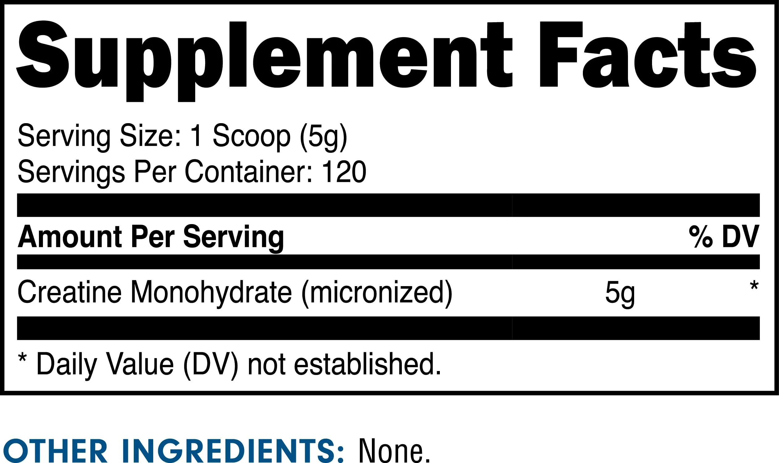 Bucked Up Pure Micronized Creatine Monohydrate for Women and Men - Easy to Mix and Unflavored - 5G Per Serving - 120 Servings - 600 Grams Per Container - Image 2