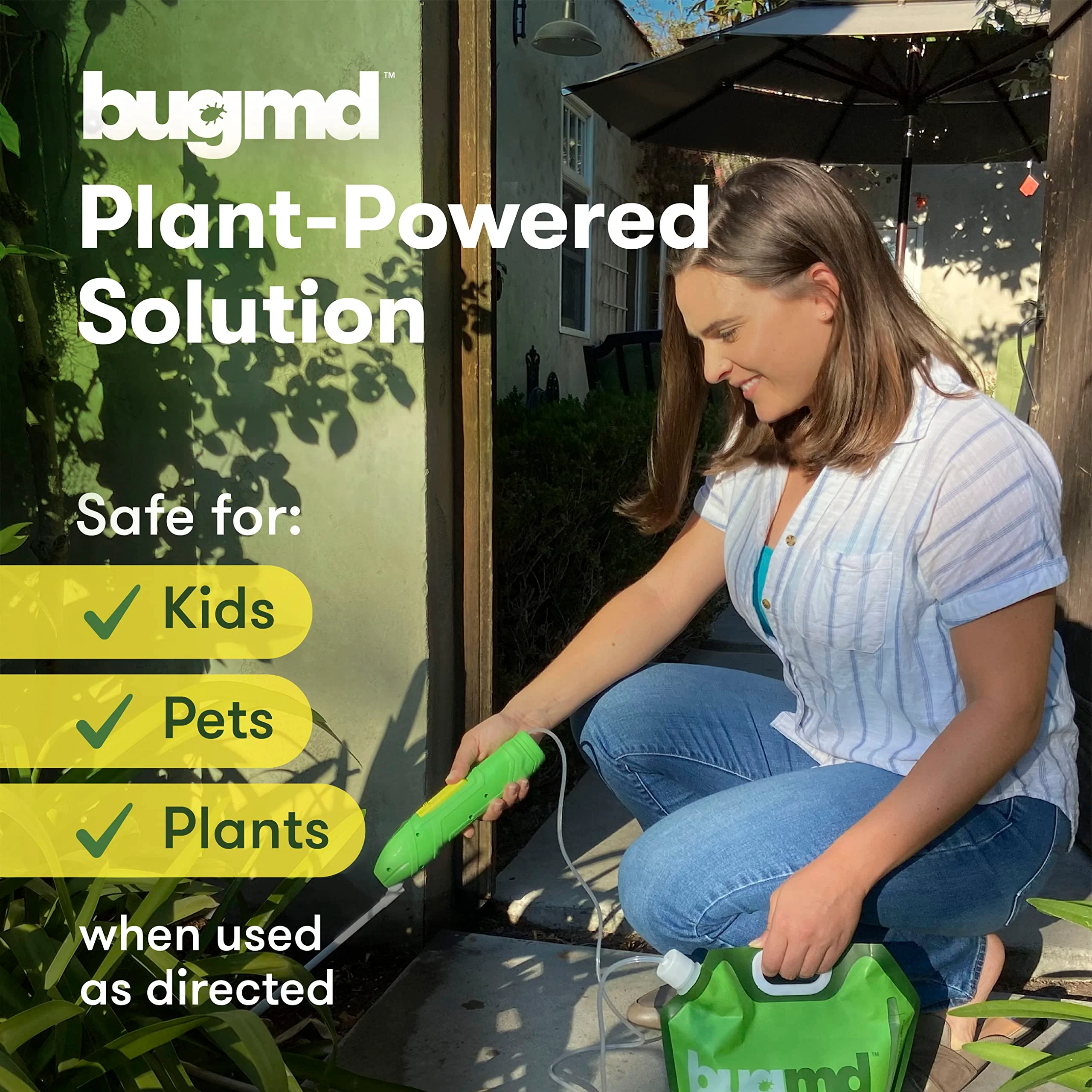 BugMD Blaster Kit - 3 Pack Pest Control Essential Oil Concentrates 3.7 oz and 1 Pest Blaster - Plant-Powered Bug Spray for Home, Insect Killer, Ant Killer for House, Flea Spray for Home, Roach Spray - Image 3