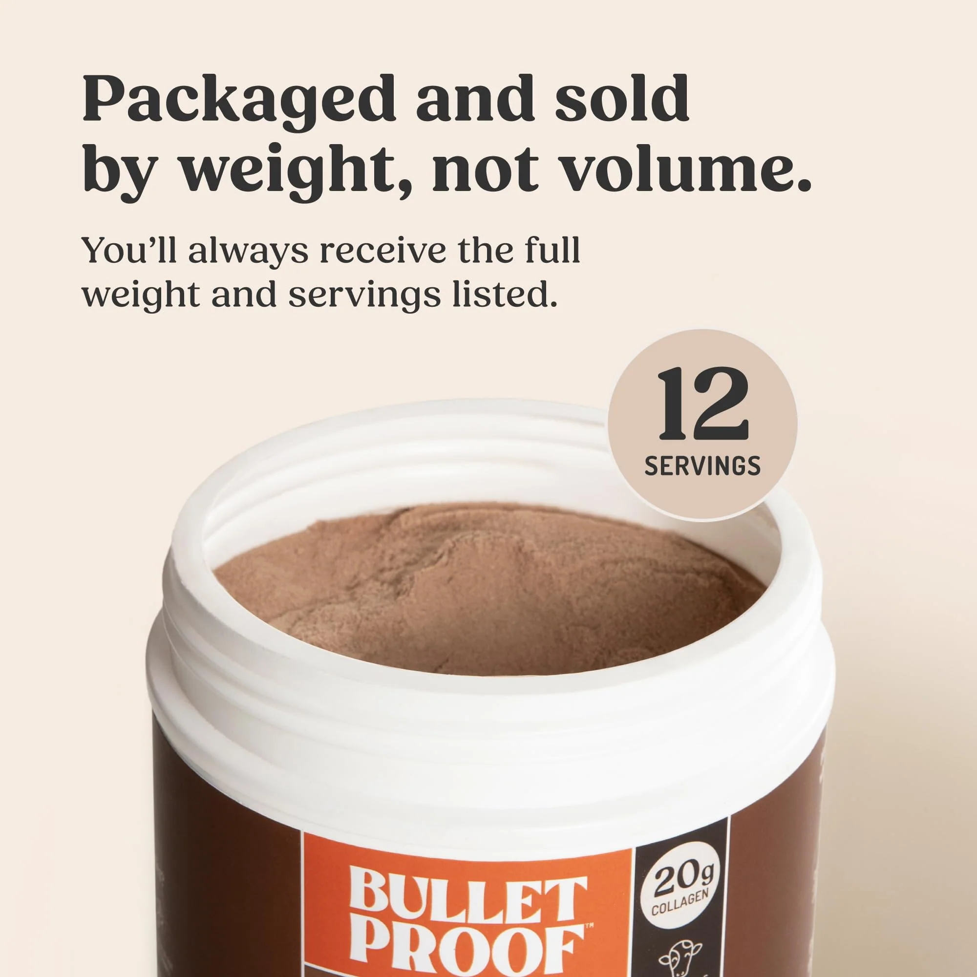 Bulletproof Chocolate Collagen Peptides Powder with MCT Oil, 14.3 Ounces, Grass-Fed Collagen Protein for Skin, Bone and Joint Support, Pasture Raised, No Added Hormones - Image 7