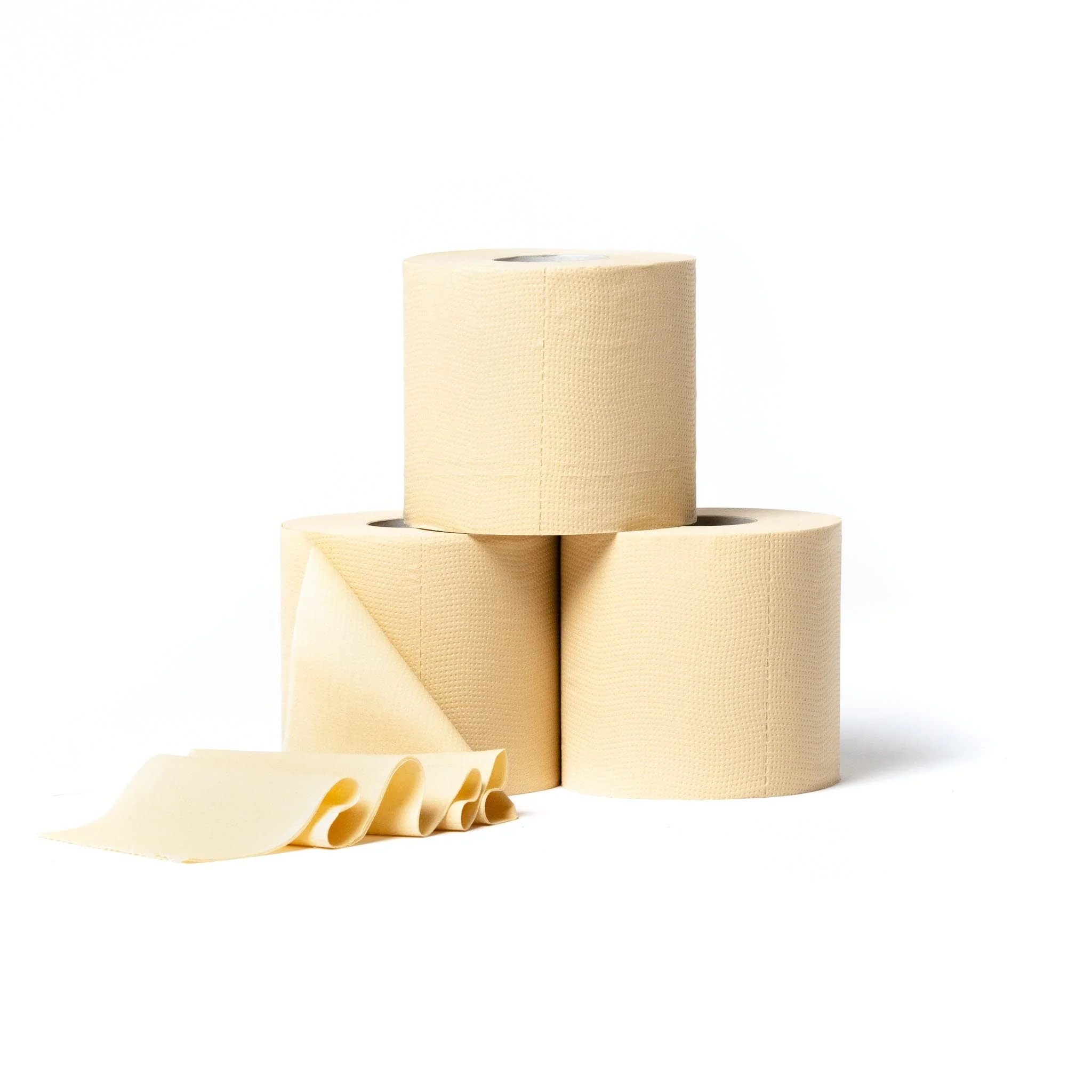 Bumboo Bamboo Toilet Roll 24 Pack | Unbleached Toilet Paper 3 ply, 300 Sheets | Eco Toilet Rolls | Plastic-Free, Soft, Strong & Sustainable Toilet Tissue, Beige - Image 2