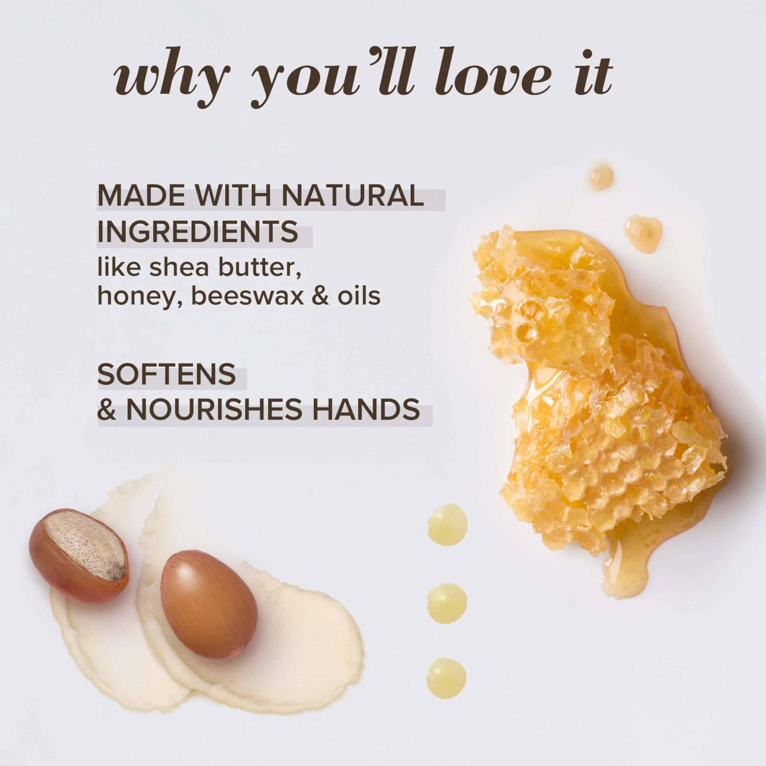 Burt's Bees Hand Cream for Dry Cracked Hands, Ultimate Care, Moisturizing Lotion Made with Baobab Oil, Watermelon Seed Oil and Natural Ingredients, 3.2 oz. - Image 9
