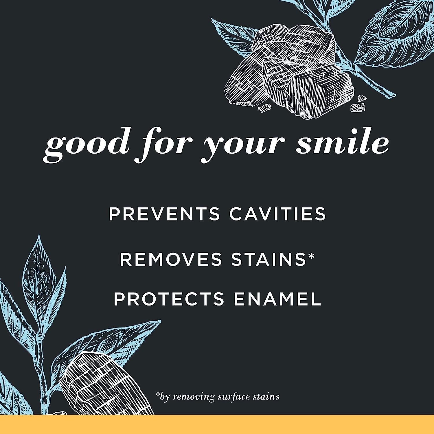 Burt's Bees Toothpaste, Natural Flavor, Charcoal with Fluoride Toothpaste, Mountain Mint, 3 x 4.7oz - Image 3