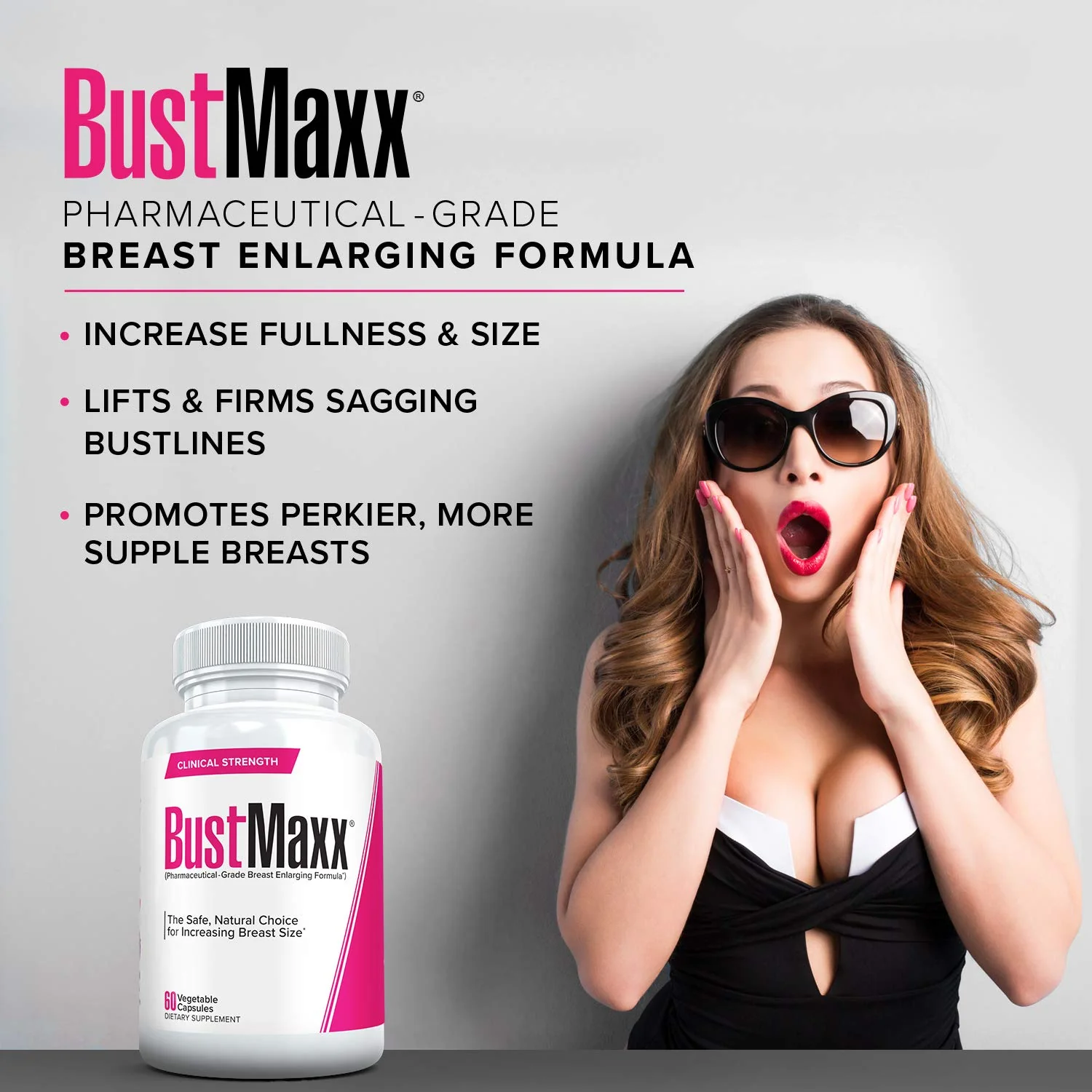 BustMaxx: The Most Trusted Breast Enhancement Pills | Natural Breast Enlargement and Female Augmentation Supplement for Breast Growth, 60 Capsules - Image 5