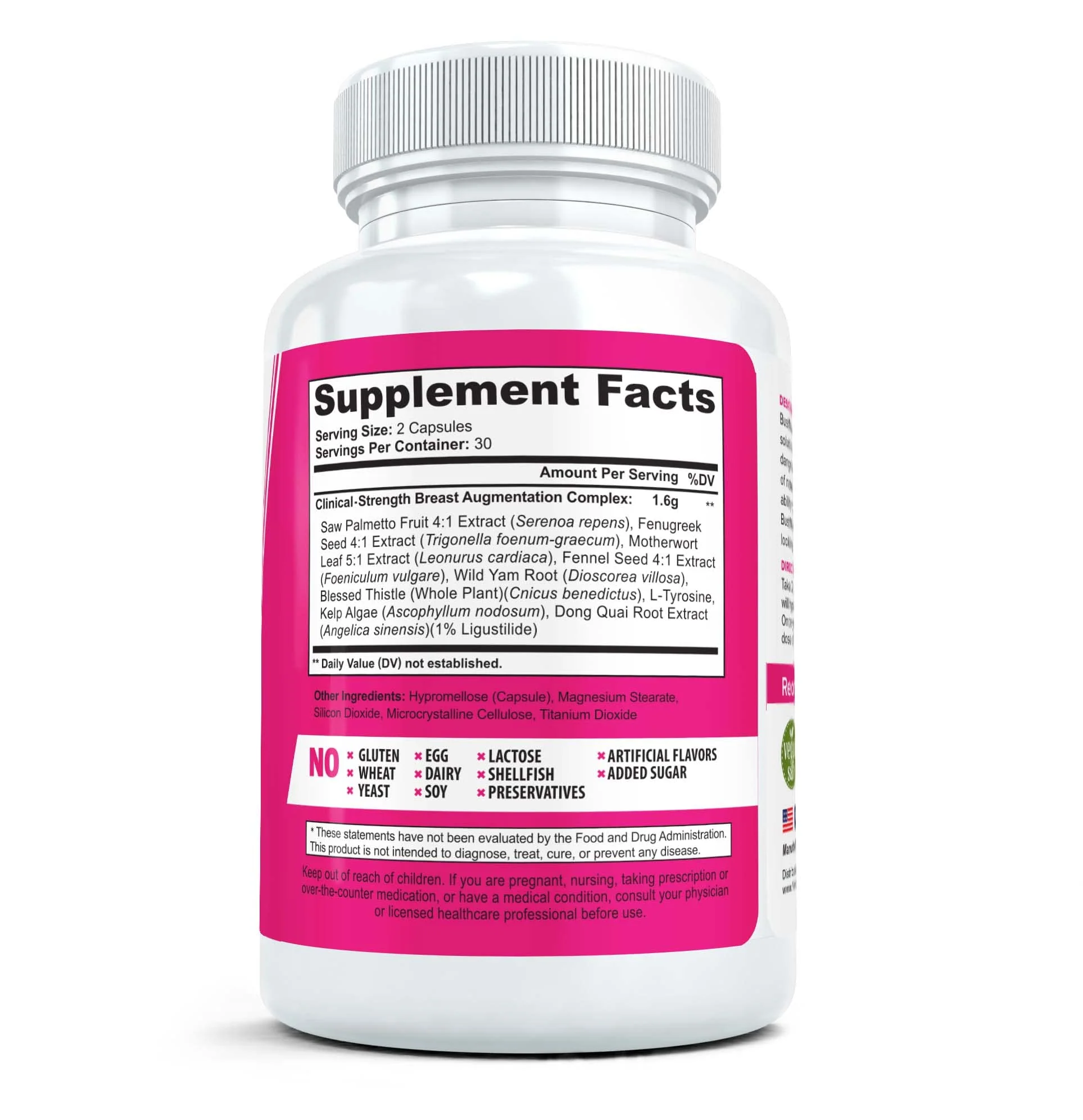 BustMaxx: The Most Trusted Breast Enhancement Pills | Natural Breast Enlargement and Female Augmentation Supplement for Breast Growth, 60 Capsules - Image 7