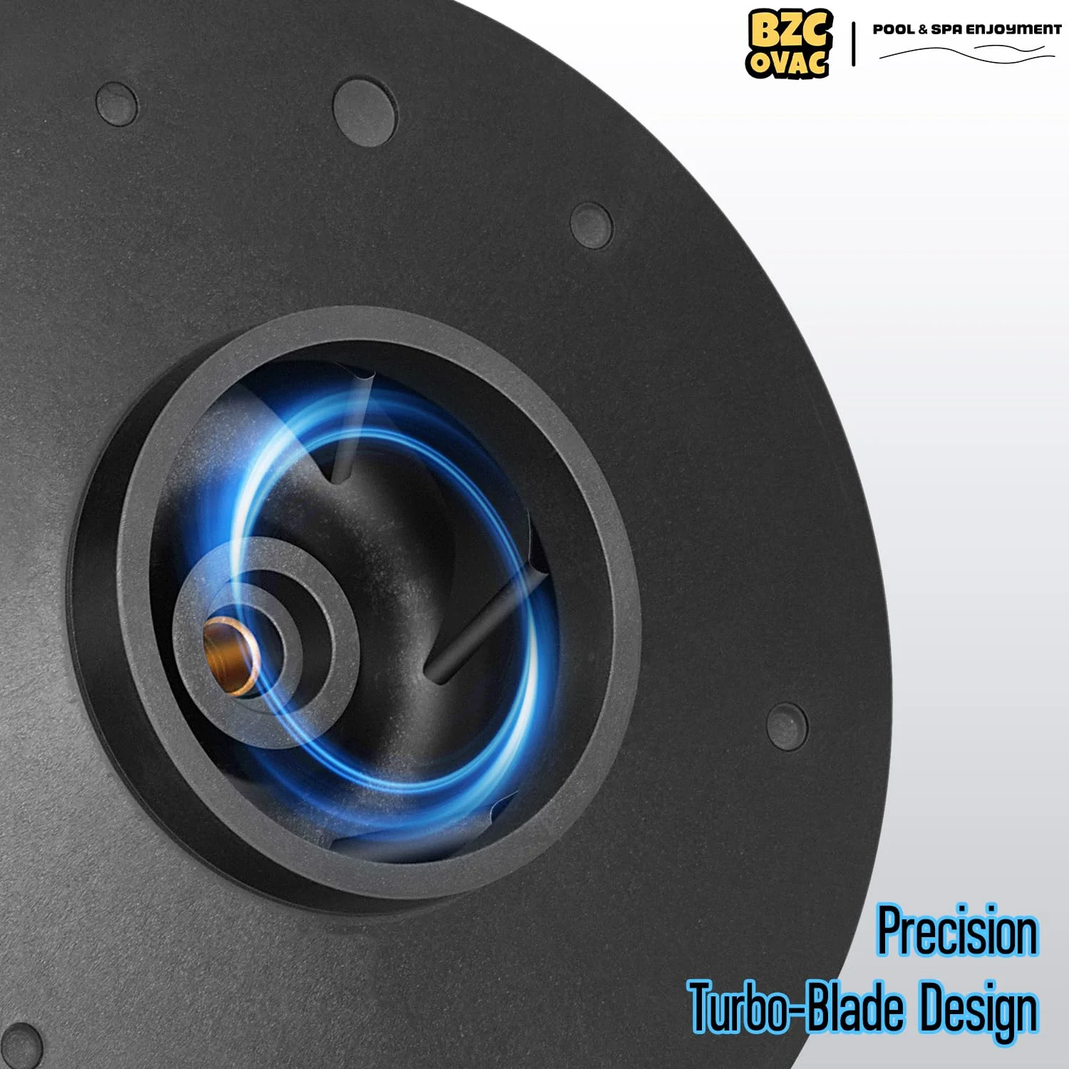 Bzcovac 073131 Impeller Compatible with WhisperFlo and IntelliFlo 3 HP Pool and Spa Pumps, Black - Image 5