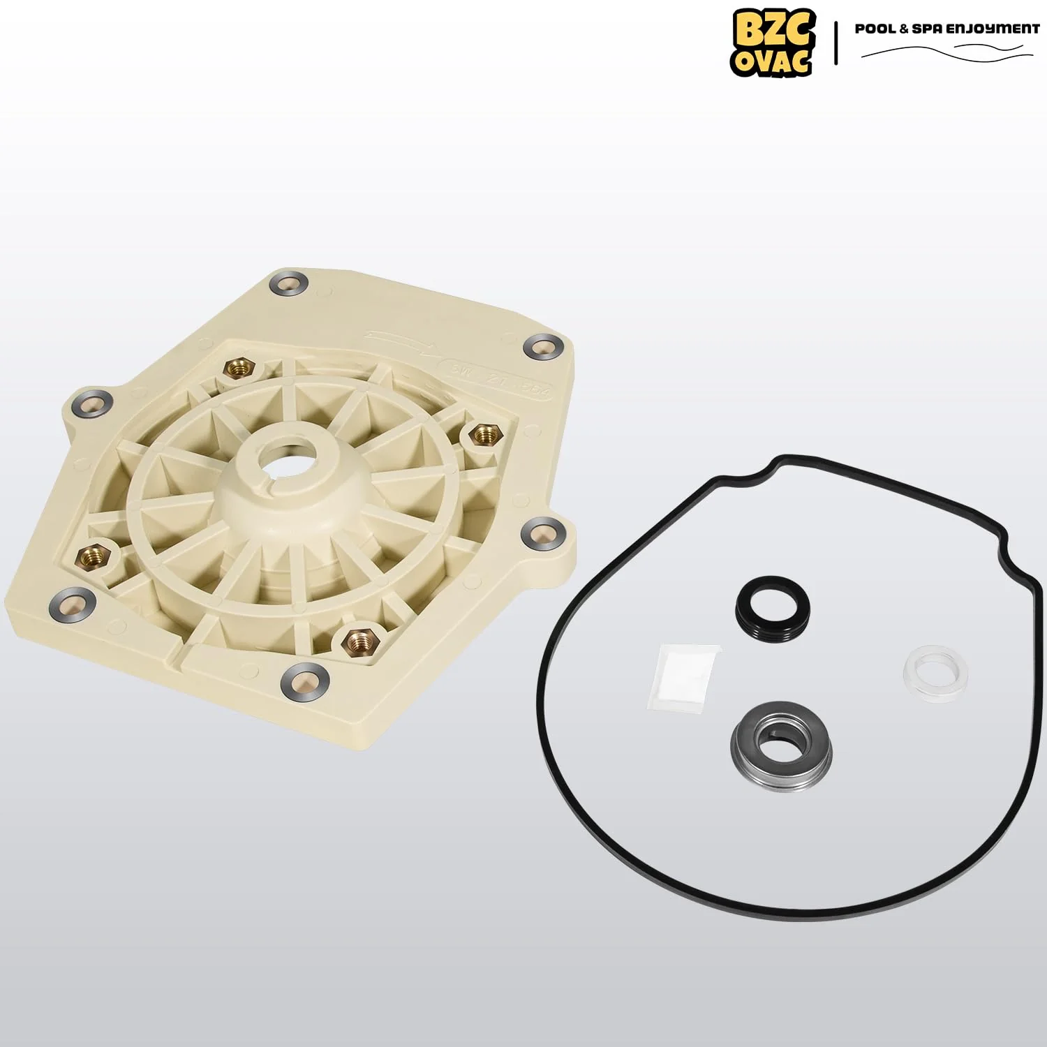 Bzcovac 074564 Seal Plate Kit Compatible with Pentair Whisperflo & Intelliflo Pool Pumps, Includes PS-1000 & Seal Plate Gasket, Replaces 25357-300-000 V20-208 - Image 4