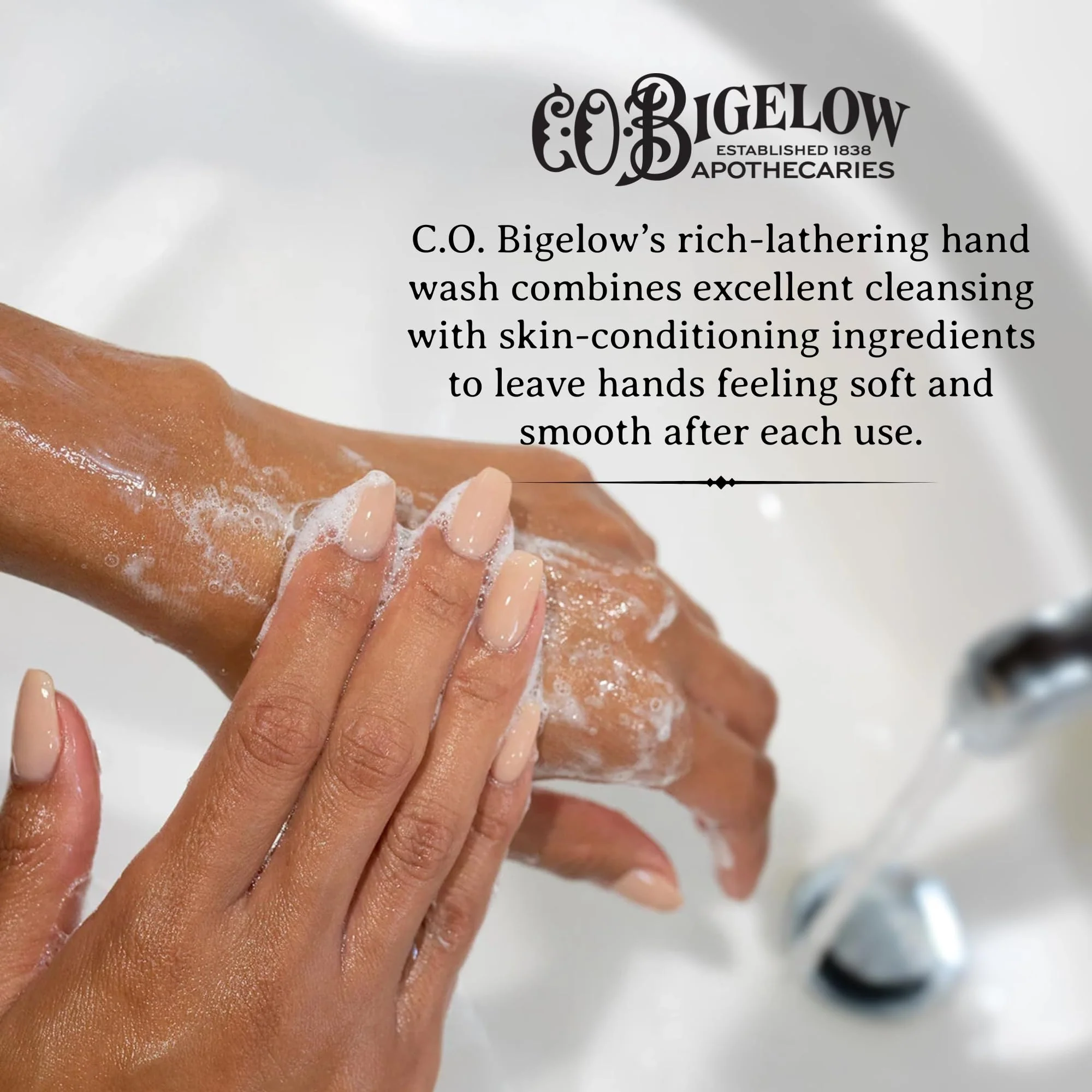 C.O. Bigelow Bergamot Hand Wash, Iconic Collection Liquid Hand Soap with Shea Butter, Glycerin, Aloe Vera, 10.5 Fl Oz - Image 6