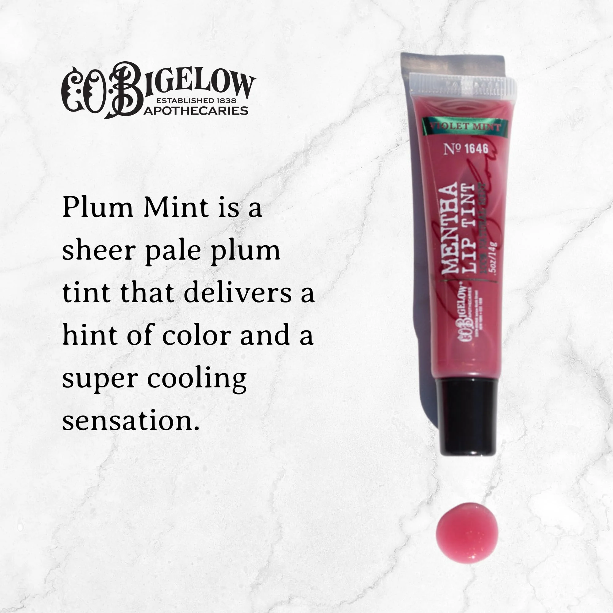 C.O. Bigelow Plum Mentha Lip Tint Trio, Pack of 3 Purple Tinted Lip Gloss with Peppermint Oil, High Gloss Shine Finish, 0.5 oz - Image 8