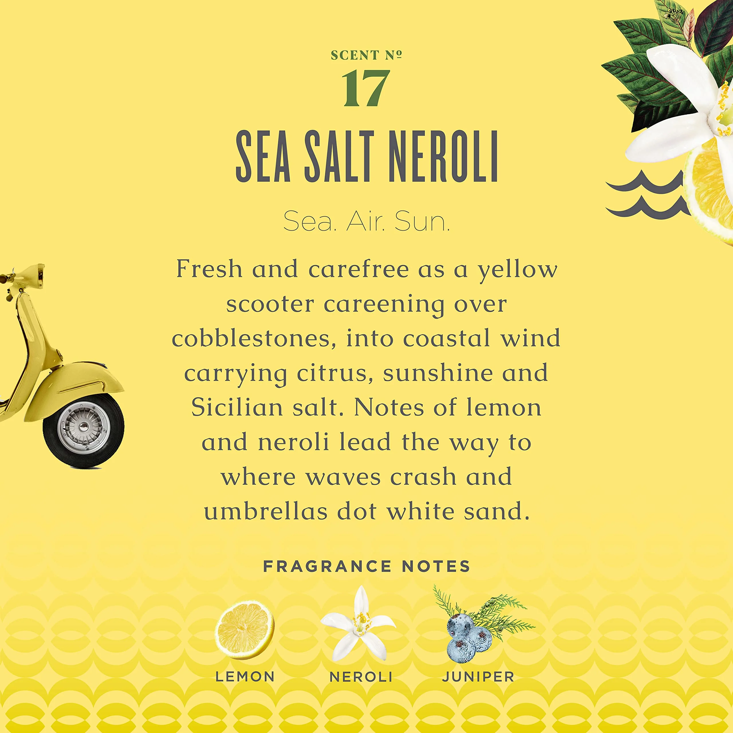 Caldrea Linen & Room Spray Air Freshener, Made with Essential Oils, Plant-Derived & Other Thoughtfully Chosen Ingredients Transparent, Sea Salt Neroli Scent, 16 Fl Oz - Image 4