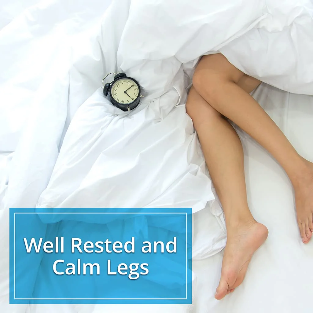 Calm Legs Natural for Natural Itching, Crawling, Tingling and Agitated Leg with Iron, Magnesium, and Valerian Root (60 Tablets)… - Image 6