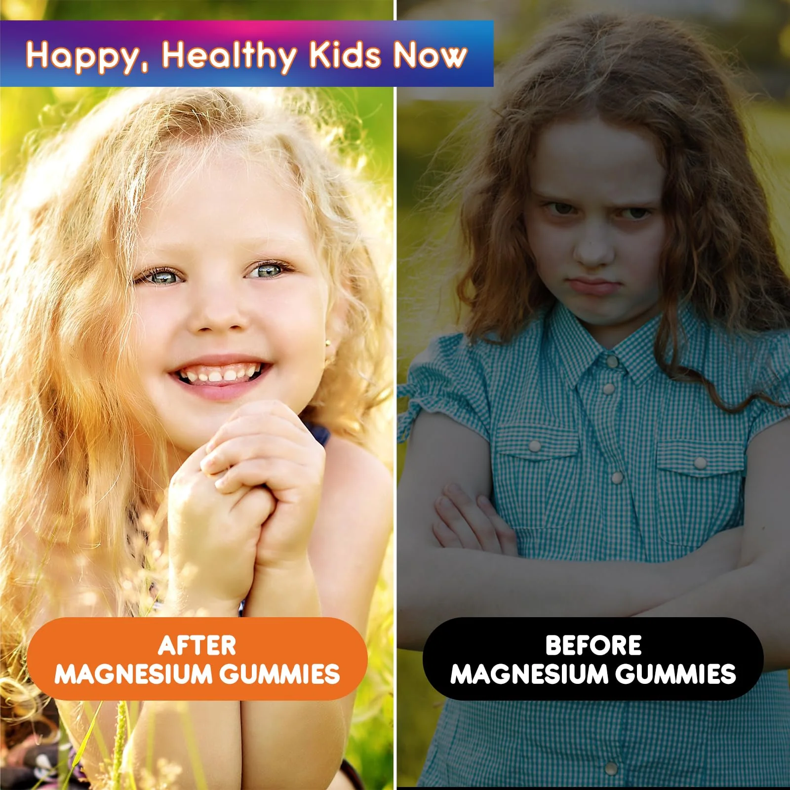 Calm Magnesium Gummies for Kids - Magnesium Glycinate Supplement for Sleep, Brain, Immune & Bone Health - Great Tasting Magnesium Gummies for Kids & Adults - Vegan Sugar Free Orange 60ct - Image 6