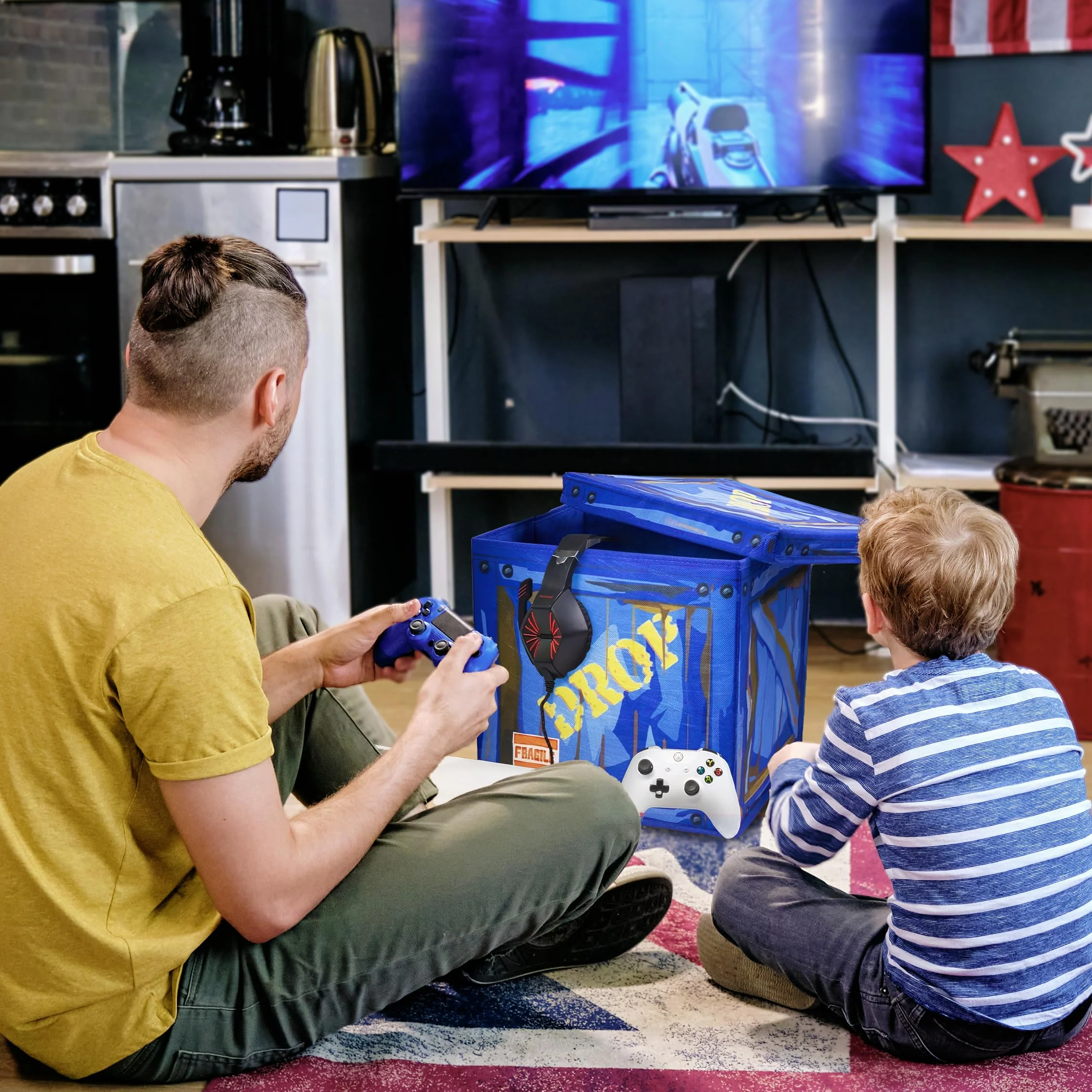 CampLiner Loot Drop box storage box fabric construction great for parties and long term storage of gaming gear. - Image 3