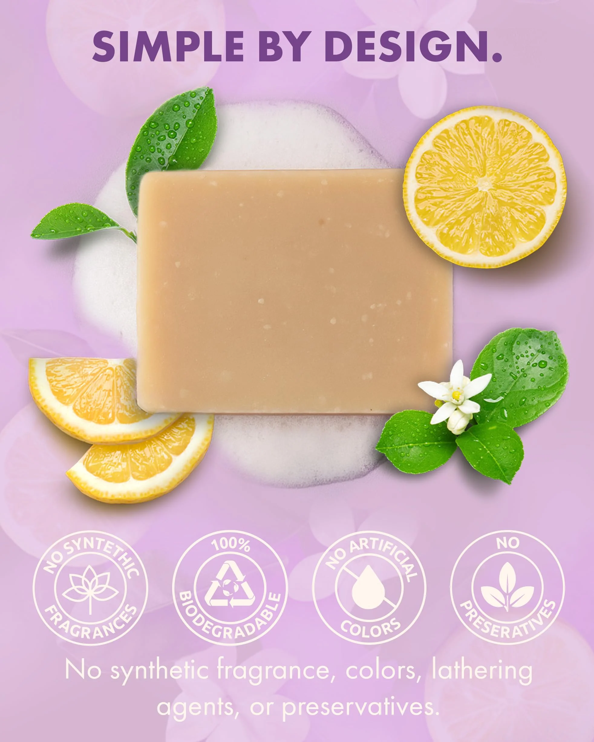 Candida Freedom Massey’s CF 100% Natural Probiotic Soap - Powerful Tea Tree and Lemon Body Soap - 4oz Lemon Scent - Image 4