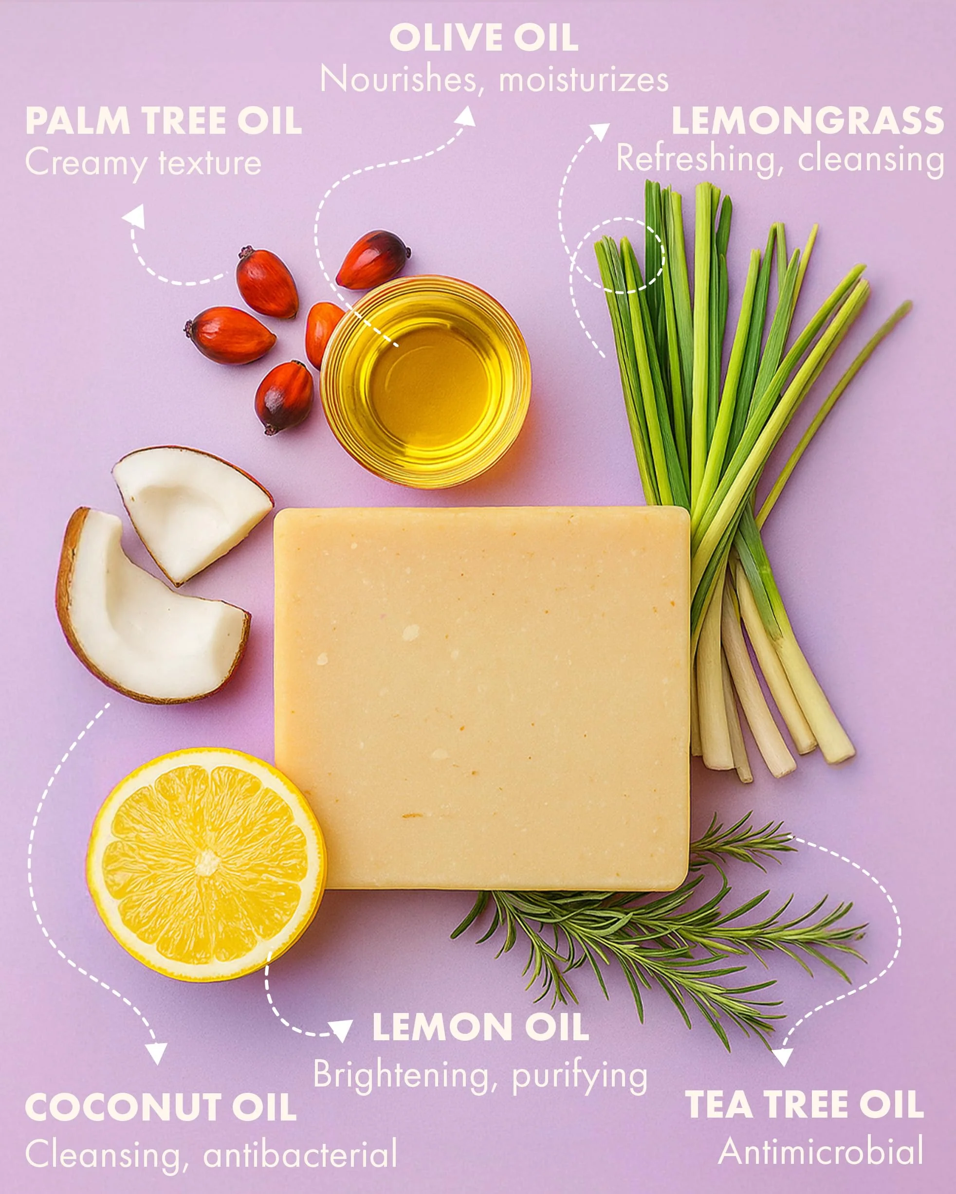 Candida Freedom Massey’s CF 100% Natural Probiotic Soap - Powerful Tea Tree and Lemon Body Soap - 4oz Lemon Scent - Image 7