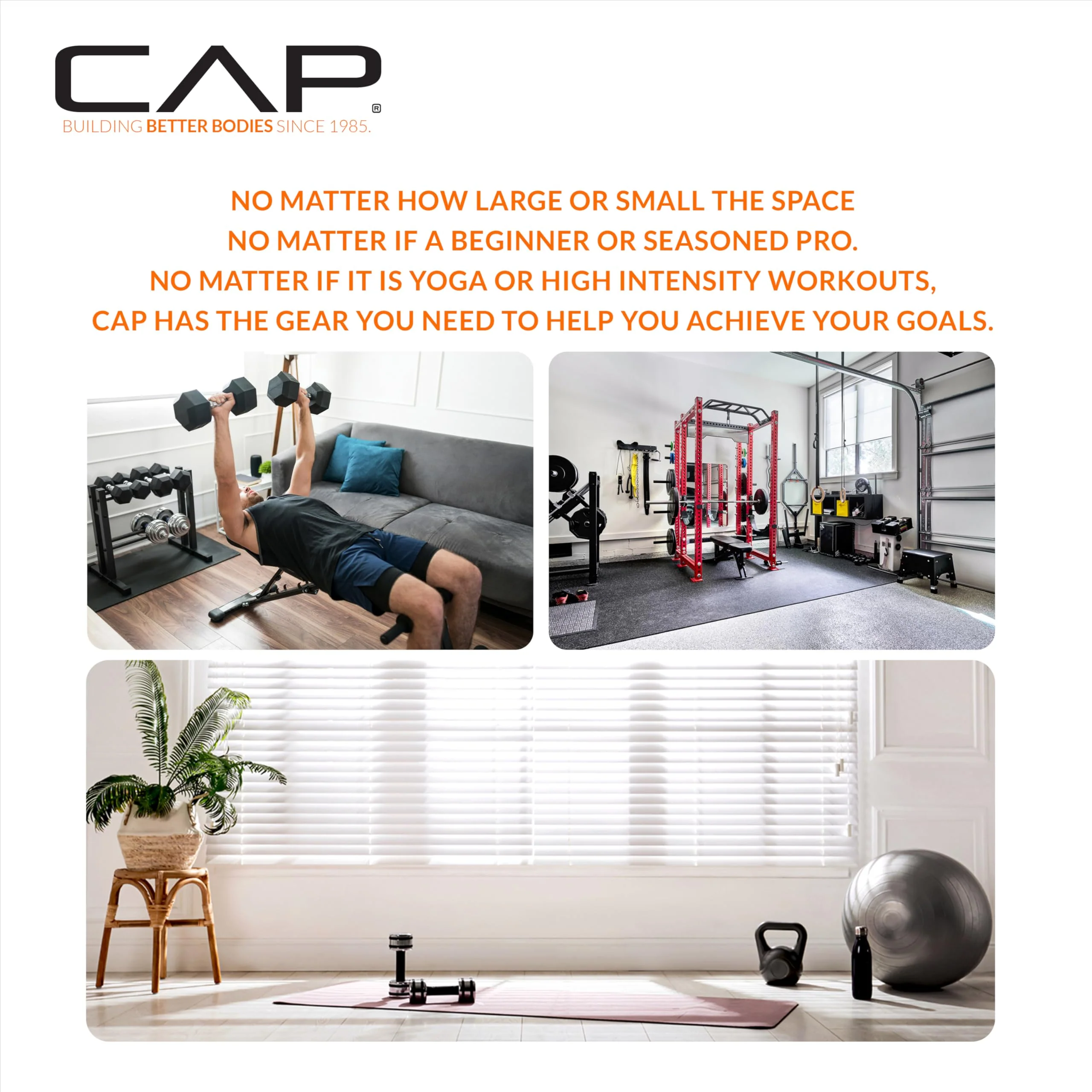 CAP Barbell Neoprene Dumbbell Weights, 2 lb Pair, Chartreuse - Image 2