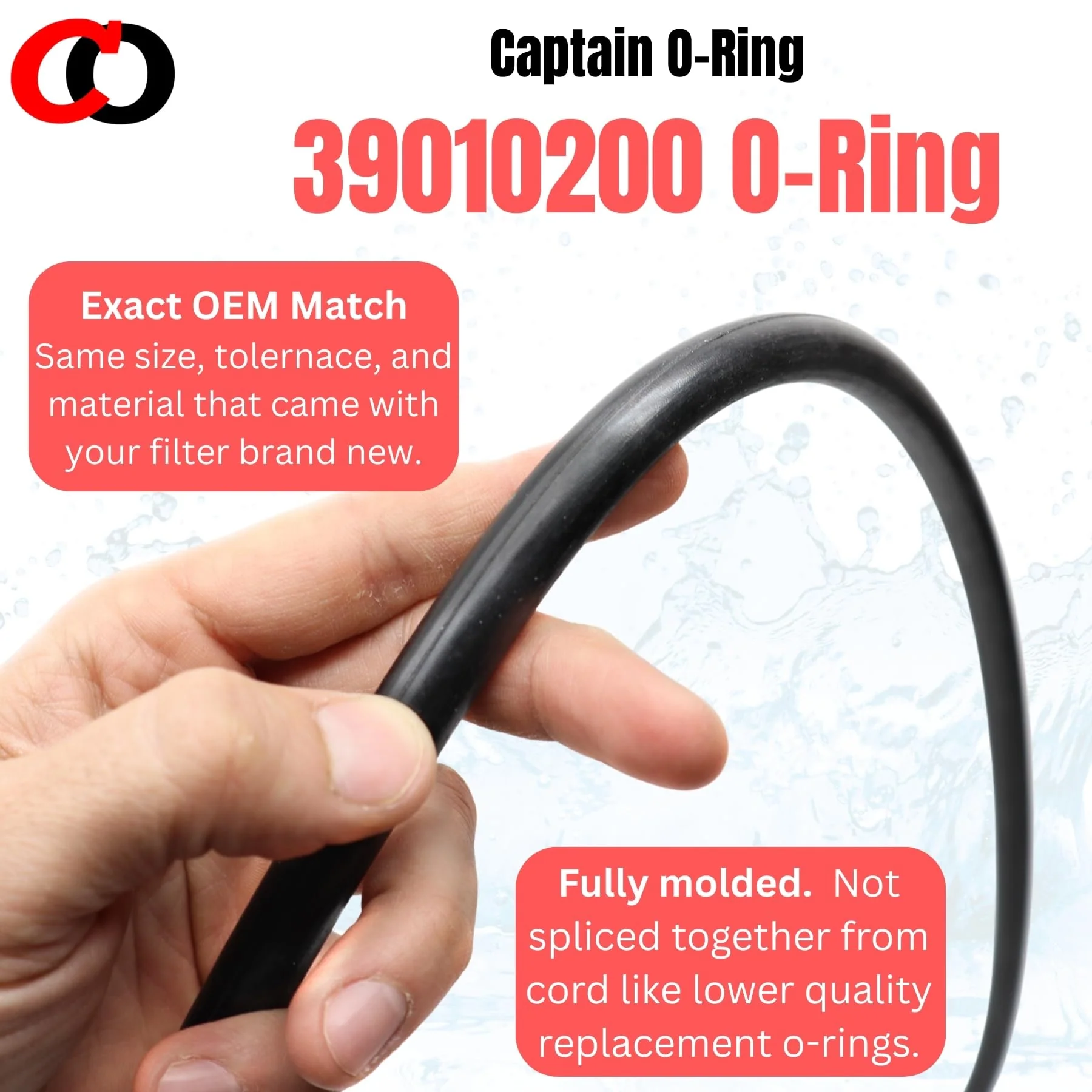 Captain O-Ring – Replacement 39010200 O-497 O-Ring for Pentair CCP 320/420/520 Clean & Clear Plus FNS 24/36/48/90 FNS Plus Pool DE Filter - Image 4