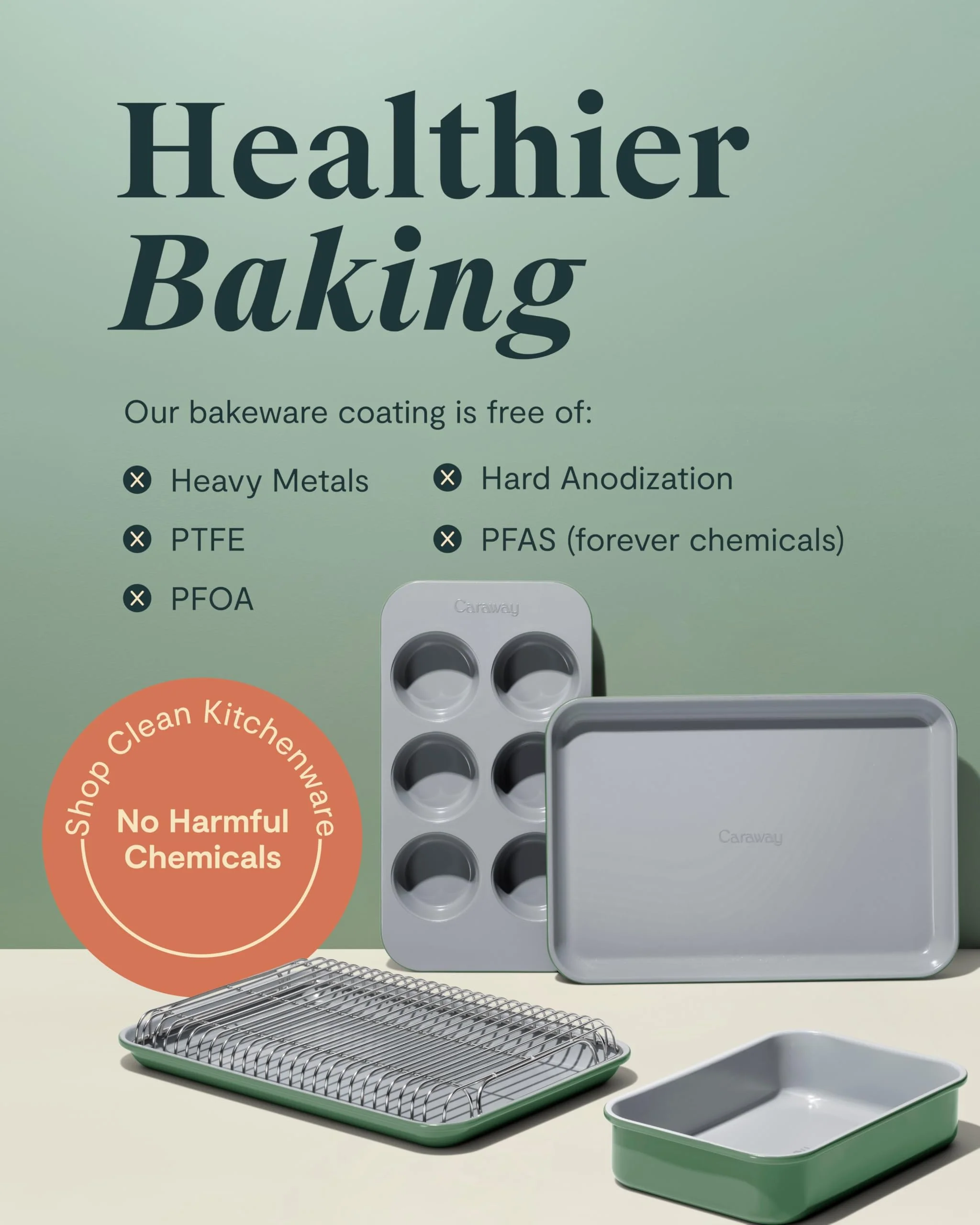 Caraway Nonstick Ceramic Small Baking Sheet (9x13”) – Non-Toxic, PTFE & PFOA Free – Oven Safe – Aluminized Steel Core – Mini Sheet Pan for Baking, Roasting & More - Navy - Image 4