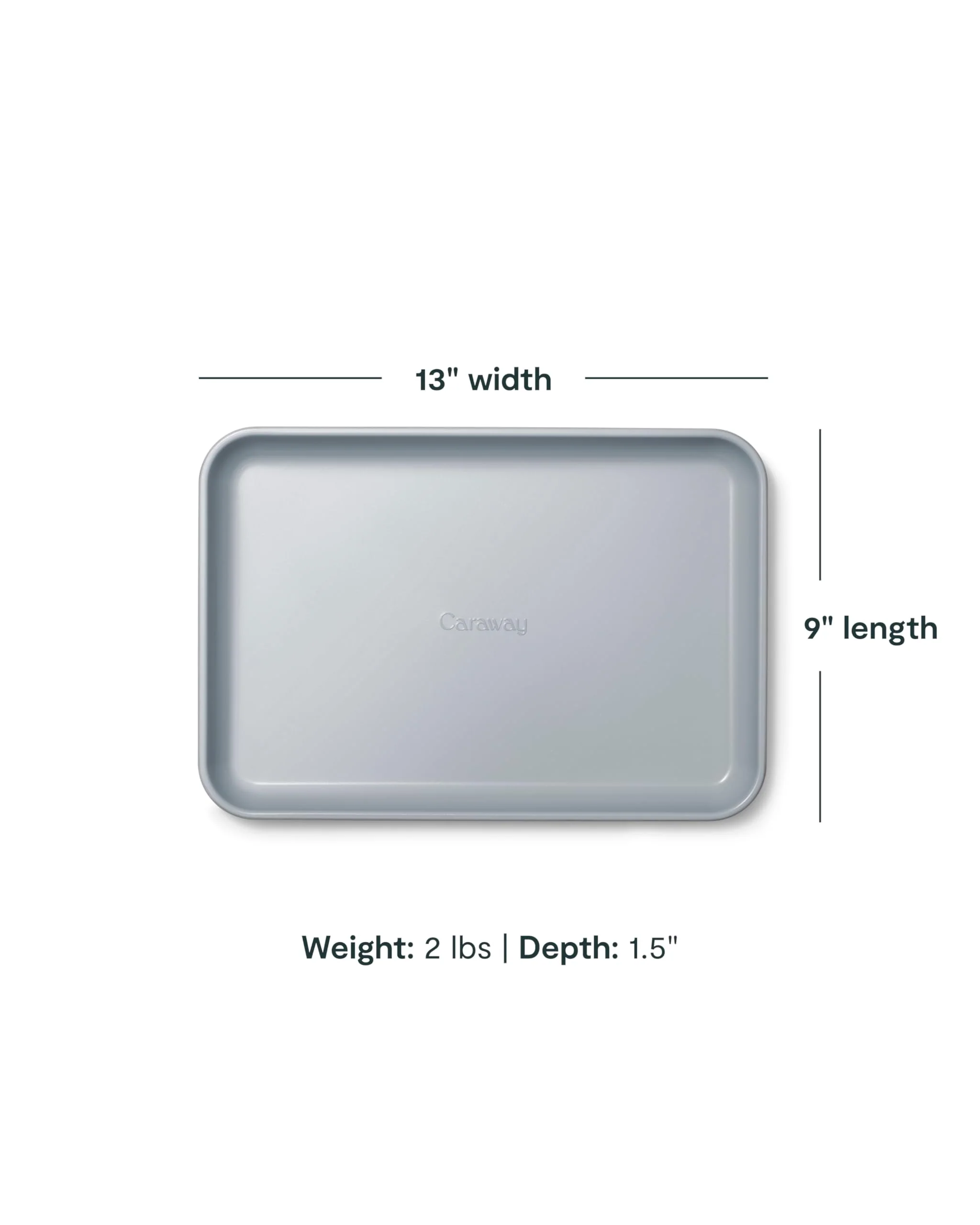 Caraway Nonstick Ceramic Small Baking Sheet (9x13”) – Non-Toxic, PTFE & PFOA Free – Oven Safe – Aluminized Steel Core – Mini Sheet Pan for Baking, Roasting & More - Navy - Image 7