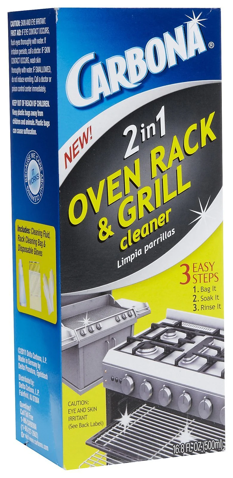Carbona 2-in-1 Oven Rack and Grill Cleaner Bagged 16.8 Oz - Image 3