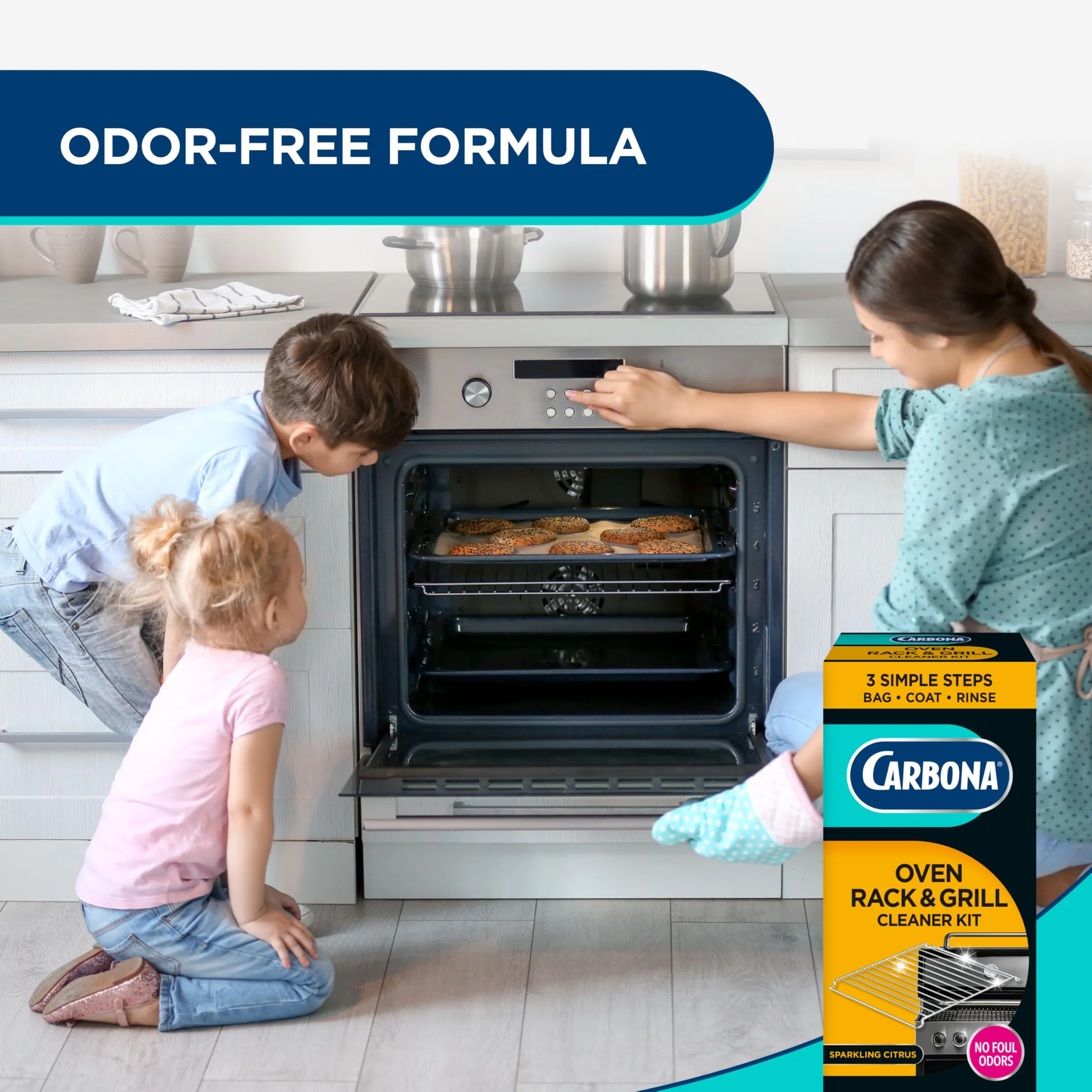 Carbona Oven Rack & Grill Cleaner | Eliminates Thick Grease & Build-Up | Griddle & BBQ Cleaning Solution | 16.8 Fl Oz, 1 Pack - Image 3