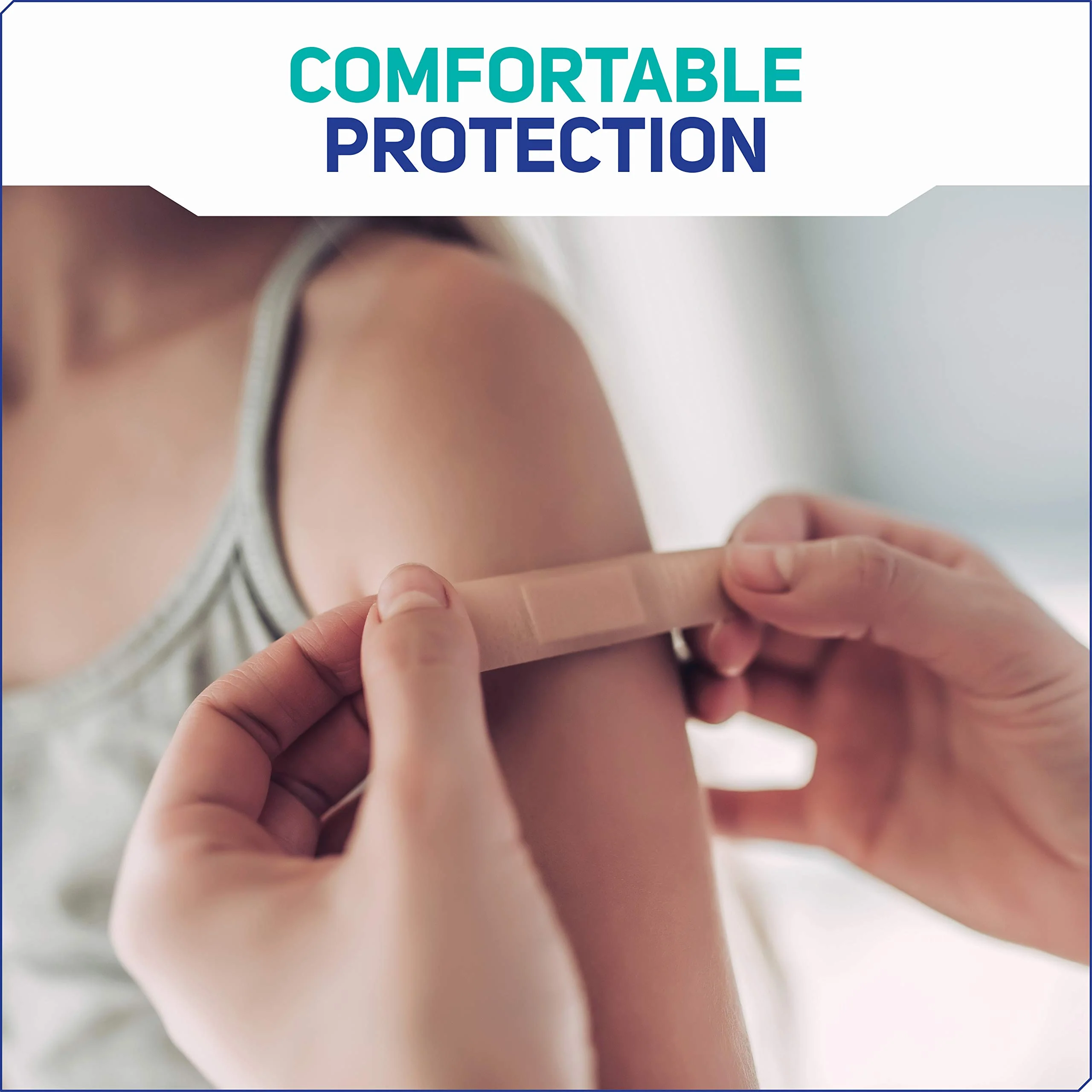 Care Science Fabric Adhesive Bandages, 200 ct Bulk Assorted Sizes | Flexible + Breathable Protection for First Aid and Wound Care - Image 2