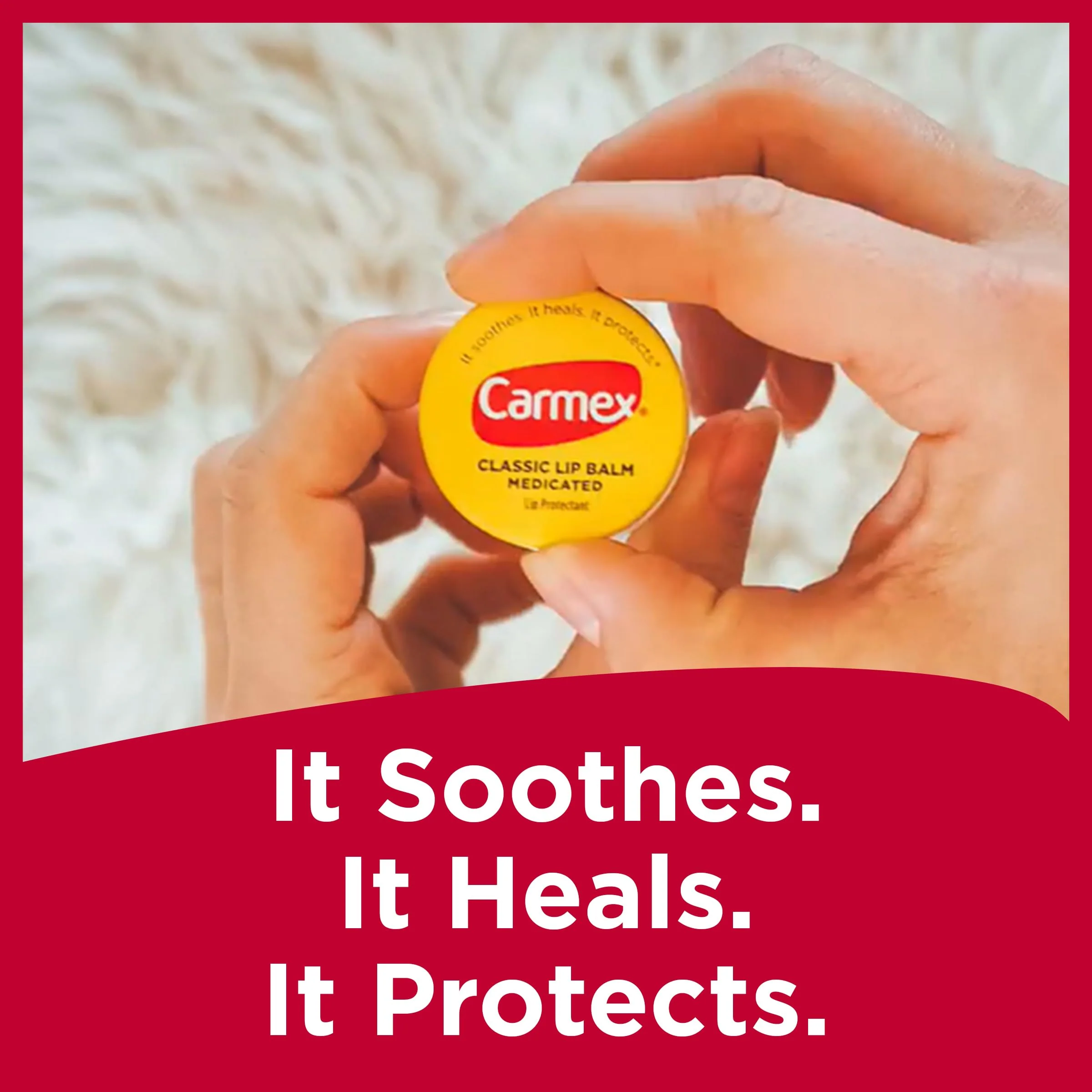 Carmex Medicated Lip Balm Jar, Lip Moisturizer for Dry, Chapped Lips, 0.25 OZ - (4 Packs of 3) - Image 7