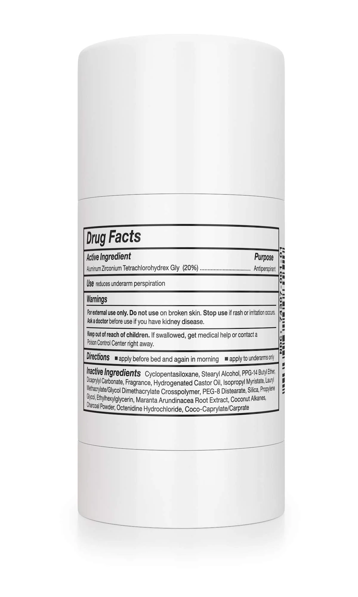 Carpe Clinical Strength Deodorant + Clinical Antiperspirant - Clinical Grade Solid Stick - Fresh Linen Scent - Combat Excessive Underarm Sweating - Great for Hyperhidrosis - Image 3