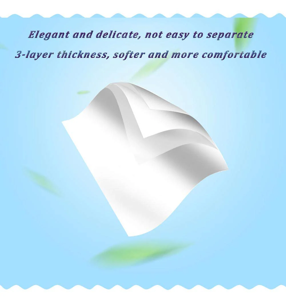 Carstuus Car Tissue Refill, Disposable Facial Tissues, Disposable Face Towel, Facial Tissues Travel Size Pack for Car or Purse, 12 Packets, 360 Sheets, Soft and Comfortable - Image 4
