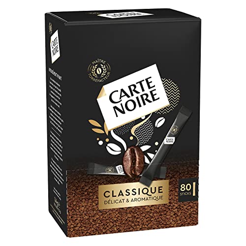 Carte Noire Instant Coffee Sticks from France Large 80 Stick Pack - Image 3