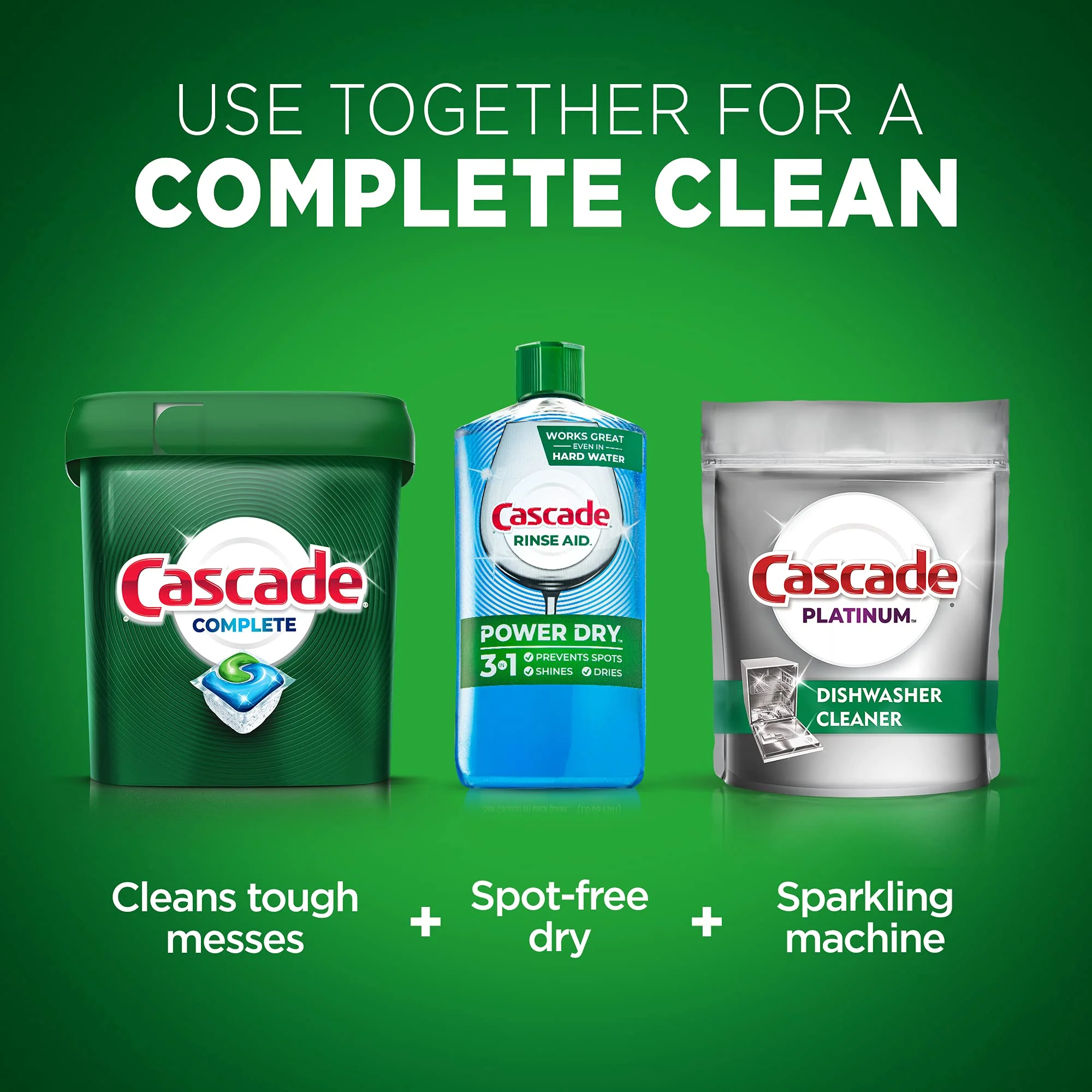Cascade Complete Dishwasher Pods - Fresh Scent ActionPacs, Dishwasher Detergent, Dishwasher Soap, Detergent Pods, 78 Count - Image 6