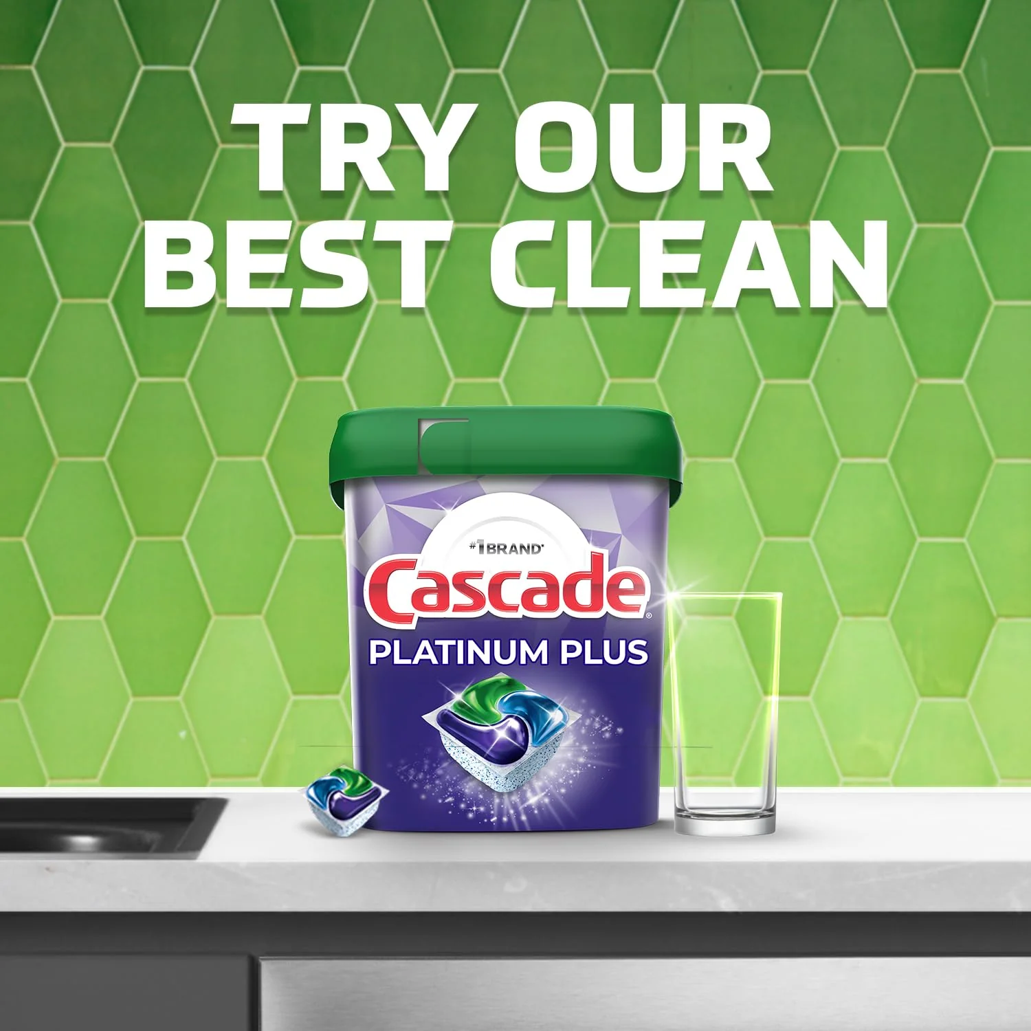 Cascade Complete Powder Dishwasher Detergent, Fresh Scent, 75 oz, White - Image 6