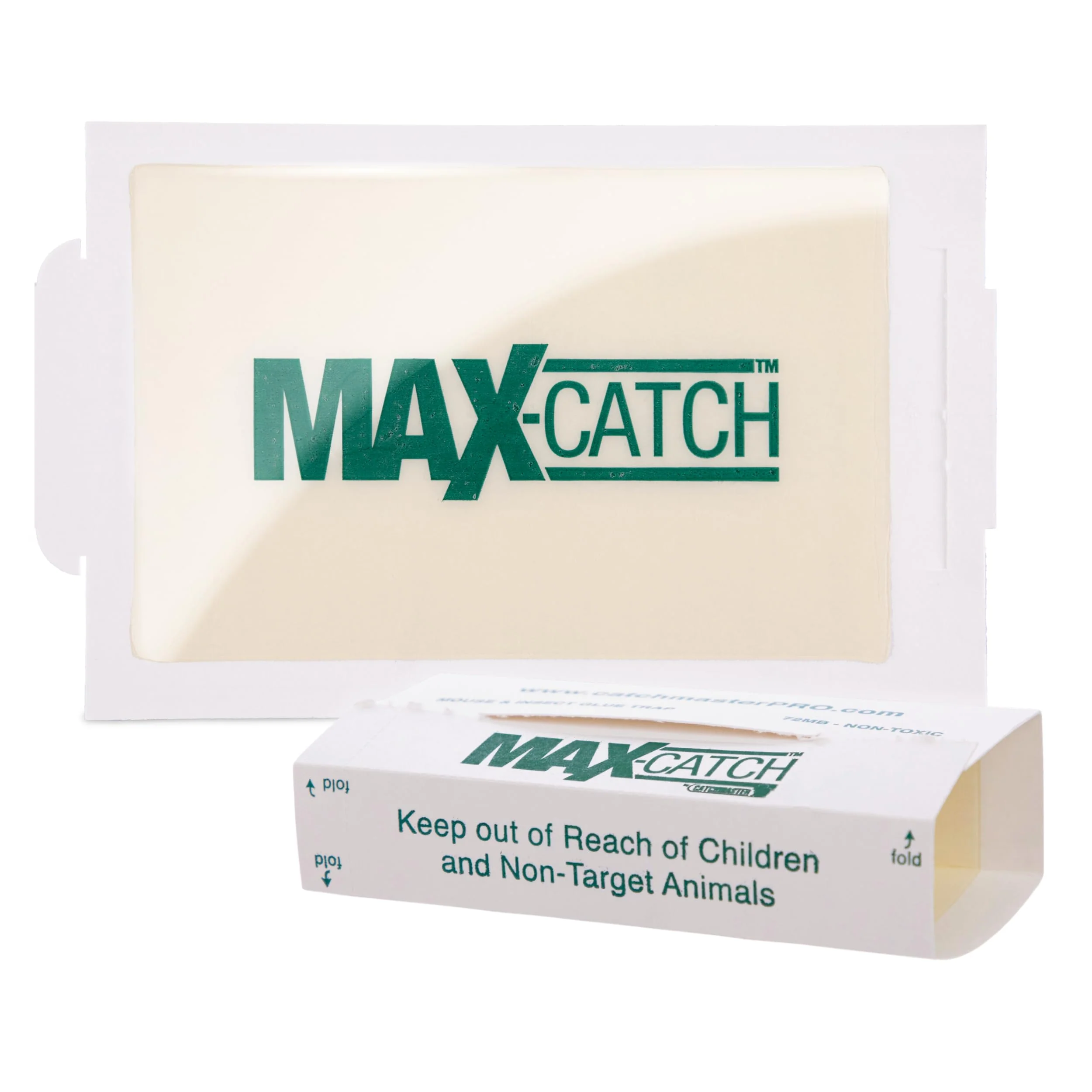Catchmaster Max-Catch Mouse & Insect Glue Trap 72pk, Mouse Traps Indoor for Home, Sticky Pest Control Adhesive Tray for Catching Bugs, Bulk Classic Glue Boards - Image 2
