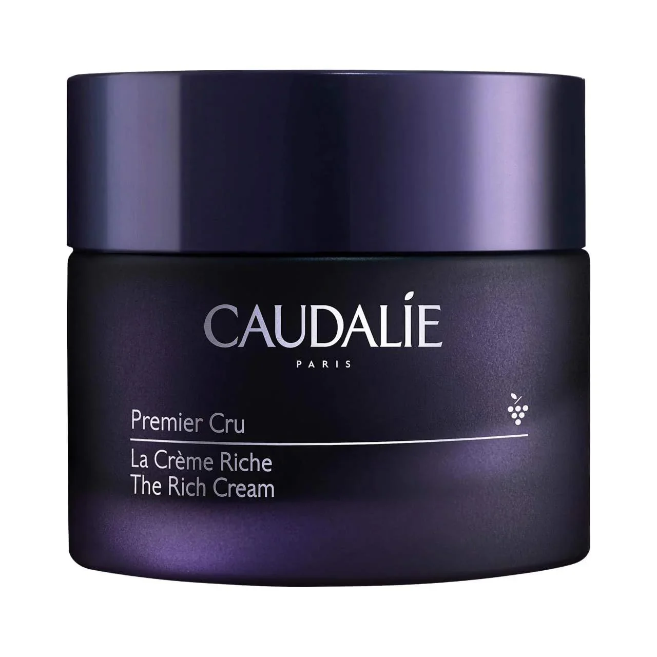 Caudalie Premier Cru The Rich Cream, Skin Barrier Repairing Rich Moisturizer with Ceramides, Refillable Jar - 50 mL