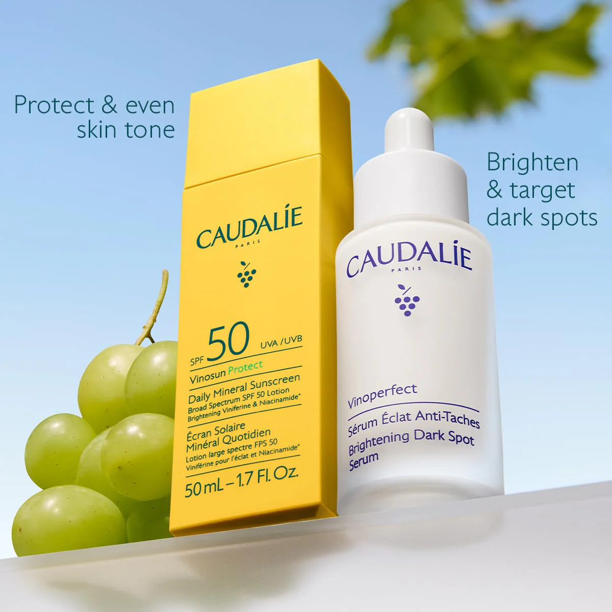 Caudalie Vinosun Protect Daily Mineral Sunscreen SPF50-50 mL - Image 4